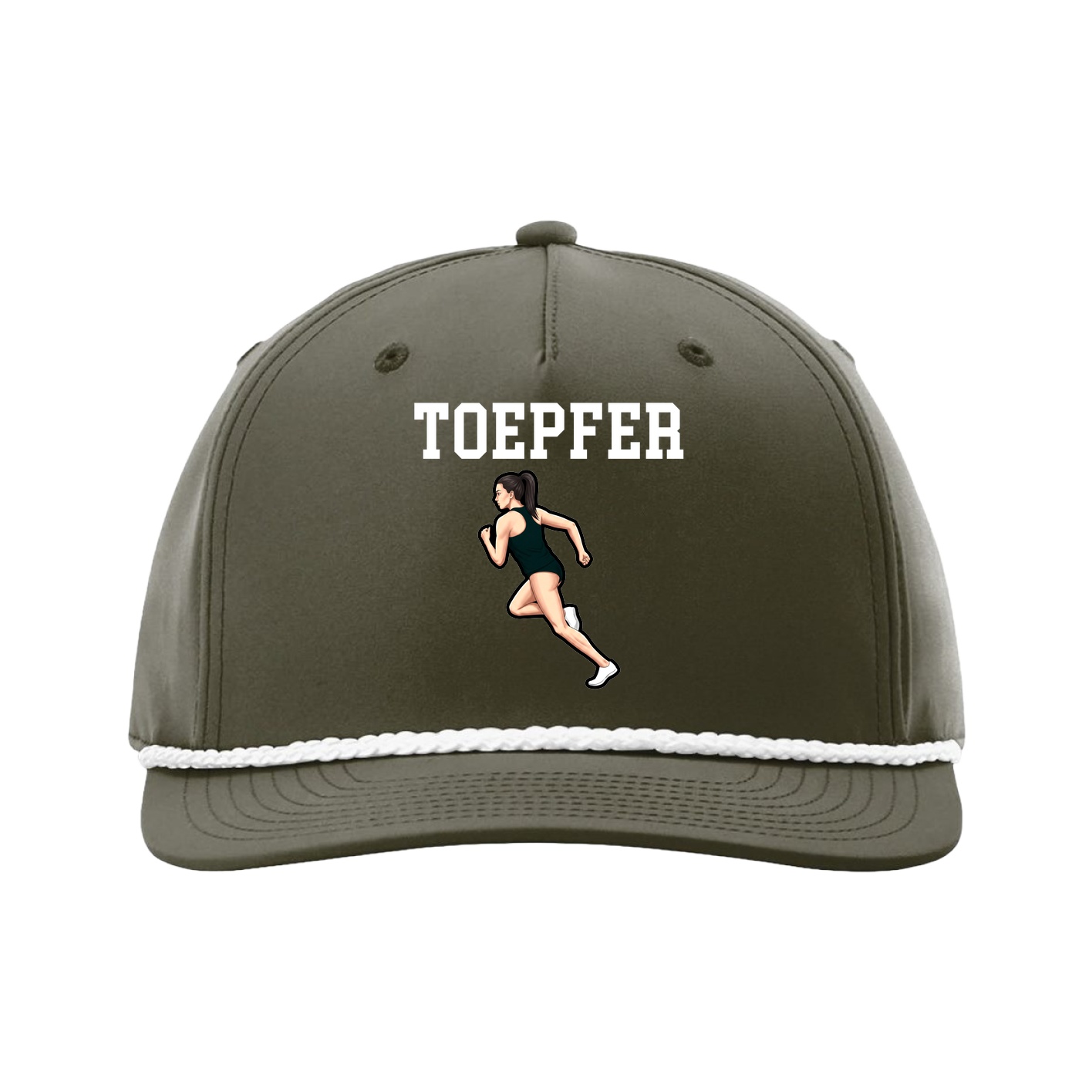 Five-Panel Classic Rope Cap — Shirsey in Green