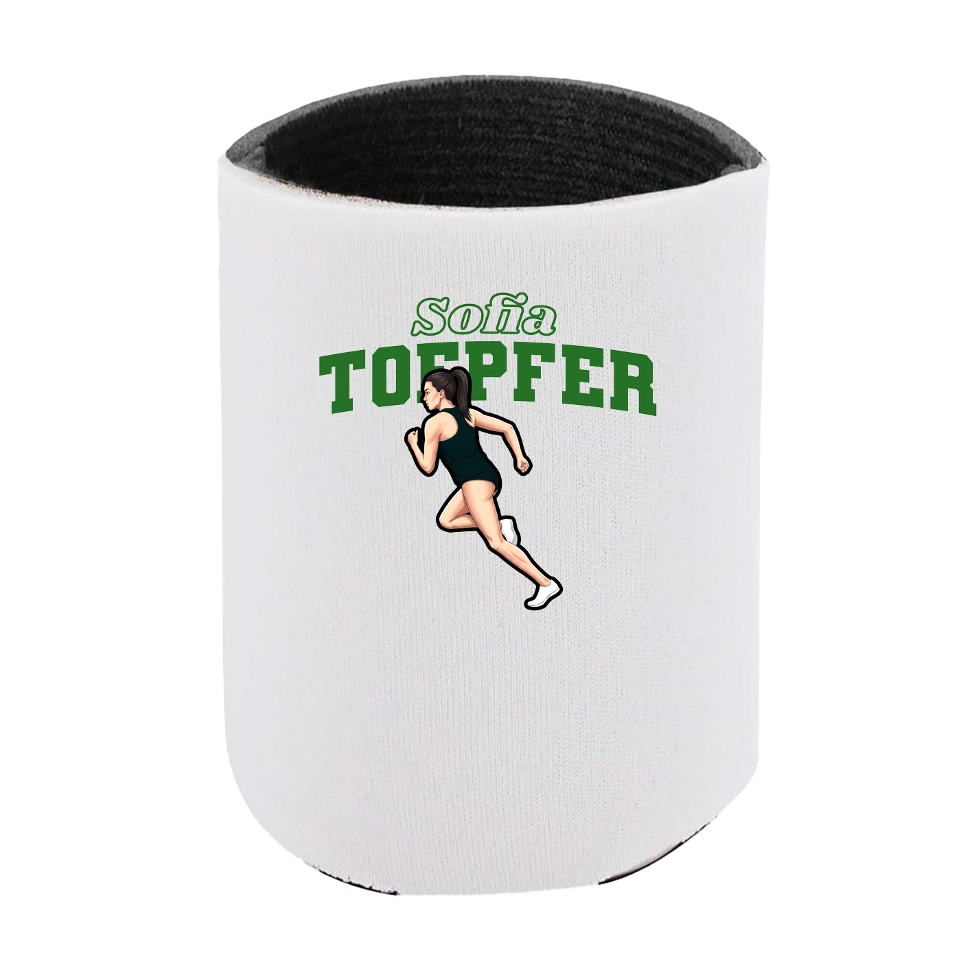 Can Holder — Name Arch in White