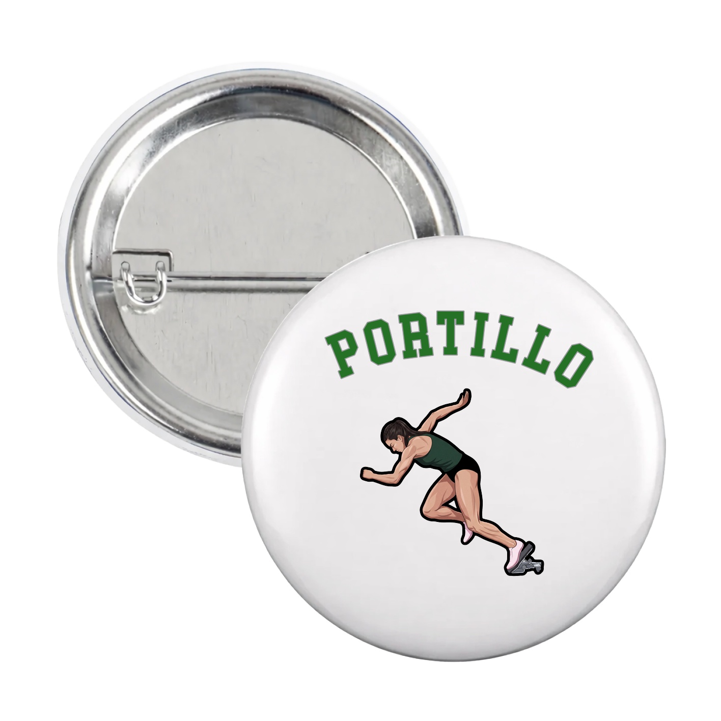 Game Day Button — Shirsey Arch in White