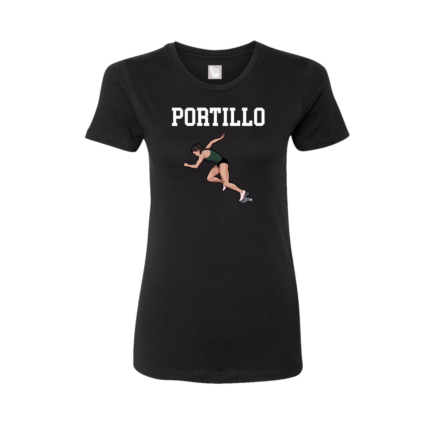 Fitted Women's Tee — Shirsey in Black