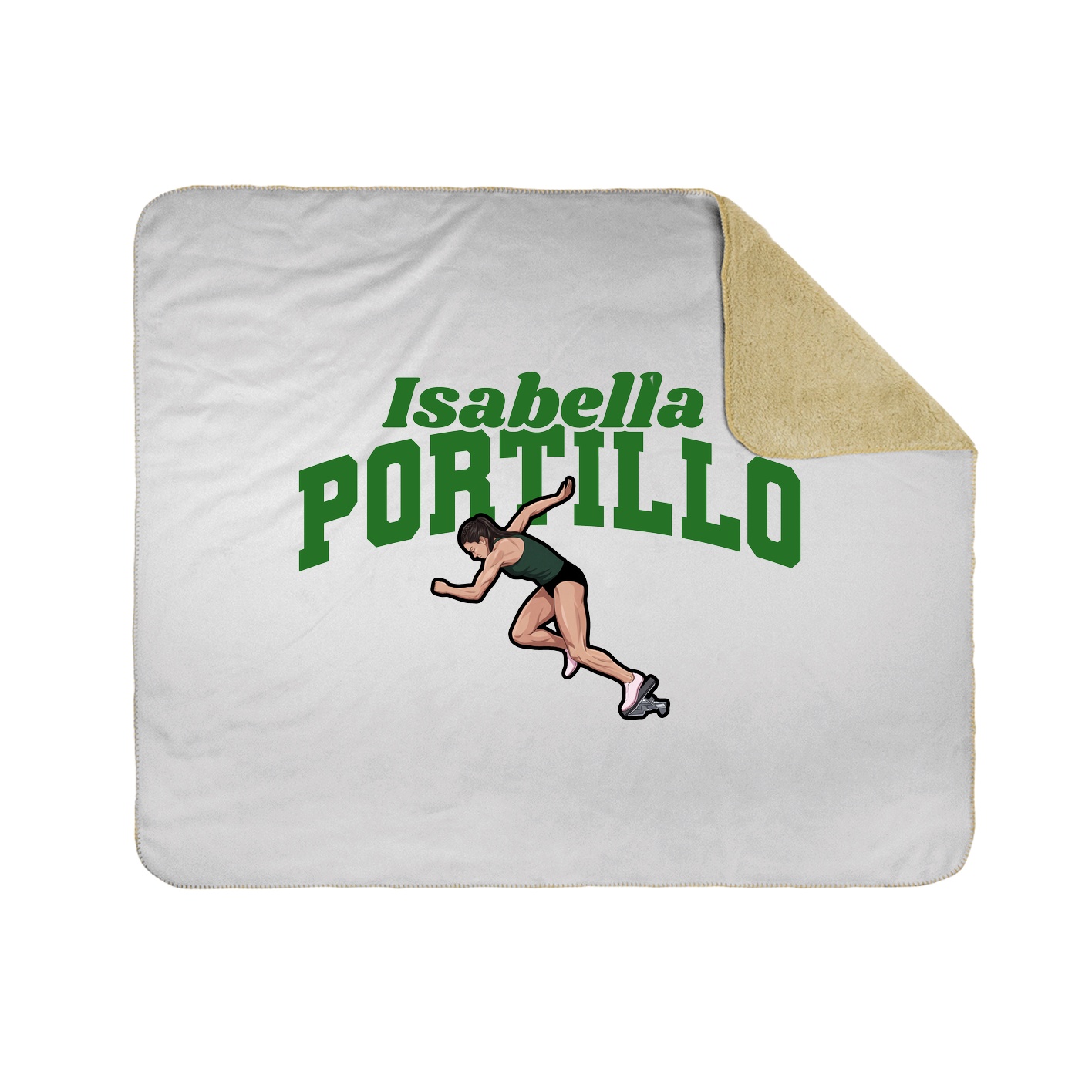 Throw Blanket — Signature Arch in White