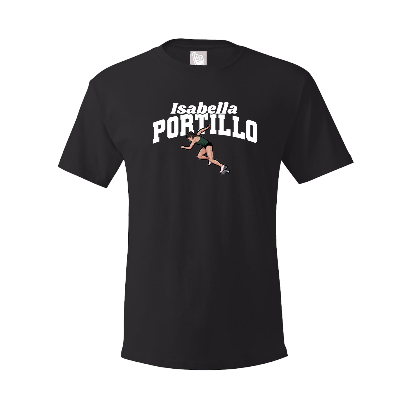 Youth Tee — Signature Arch in Black