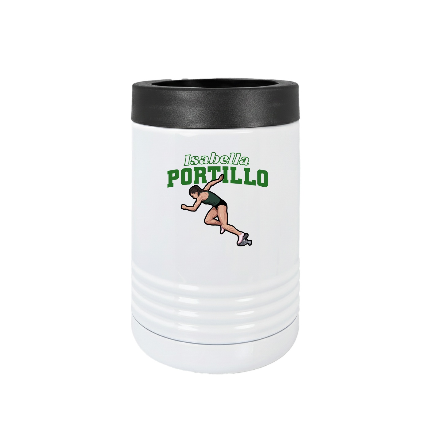 Beverage Holder — Name Arch in White