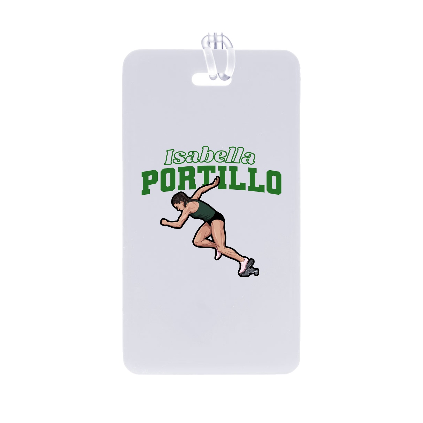 Bag Tag — Name Arch in Classic