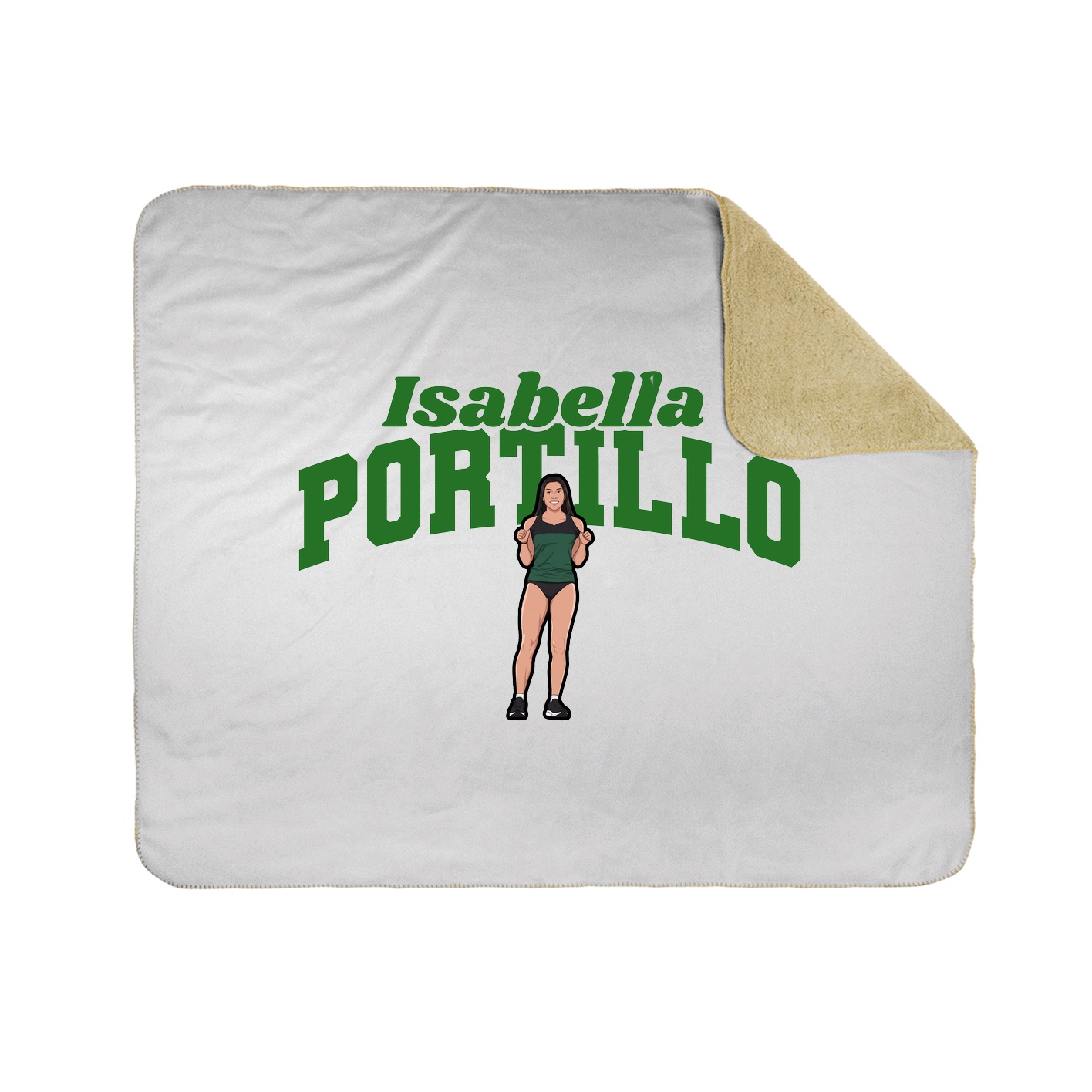 Throw Blanket — Signature Arch in White