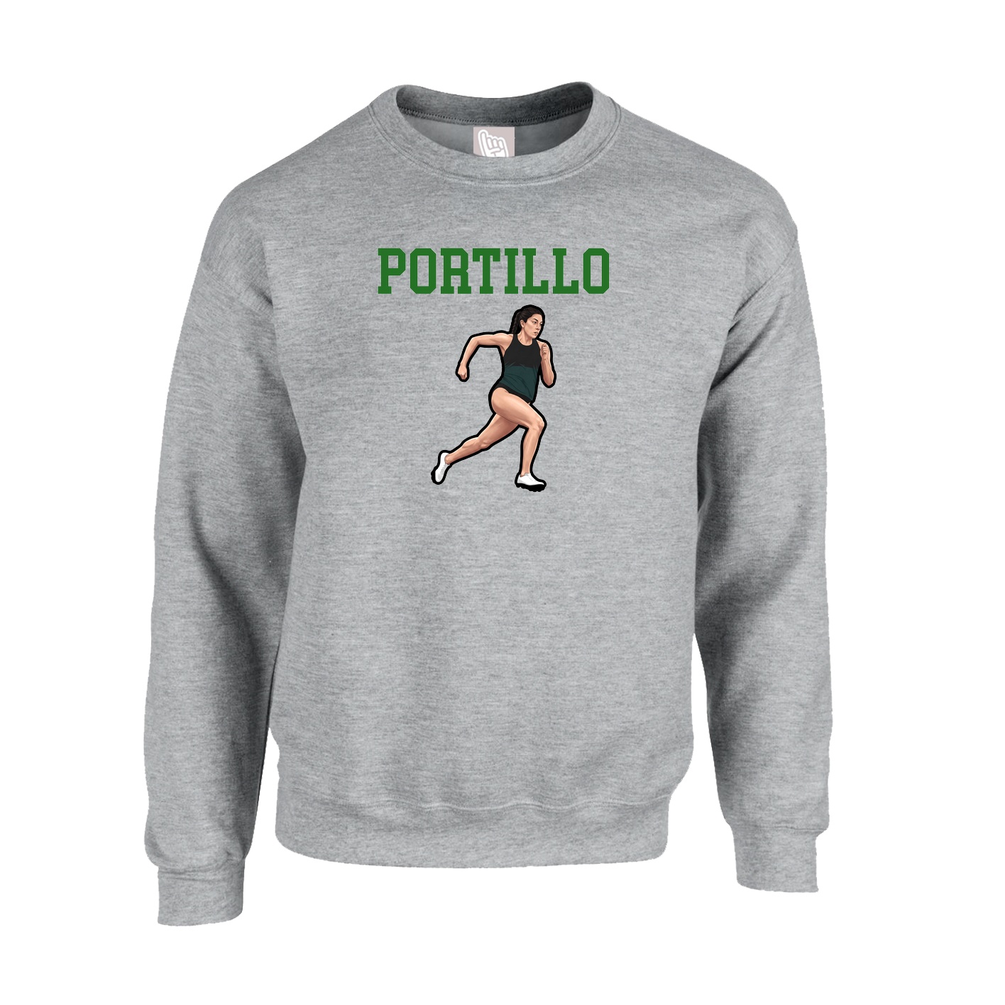 Fleece Crew — Shirsey in Grey