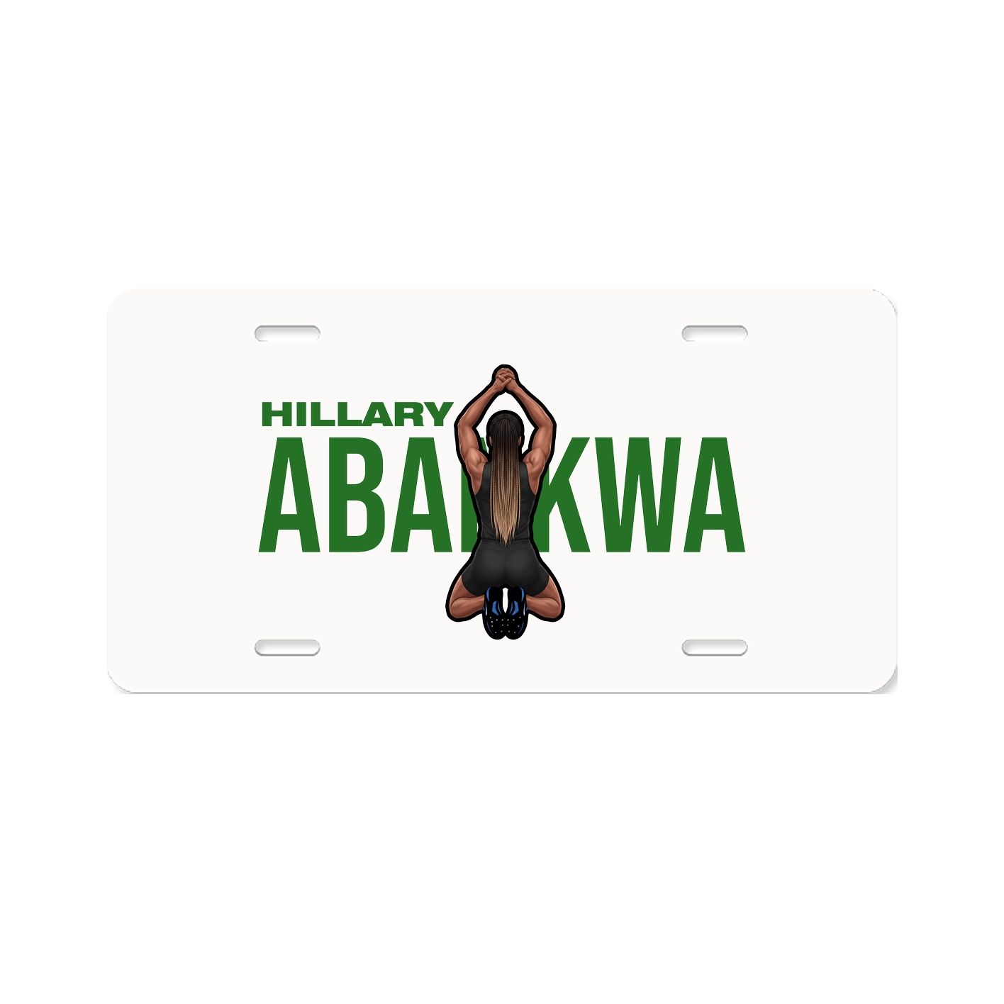License Plate — Player Name in Classic