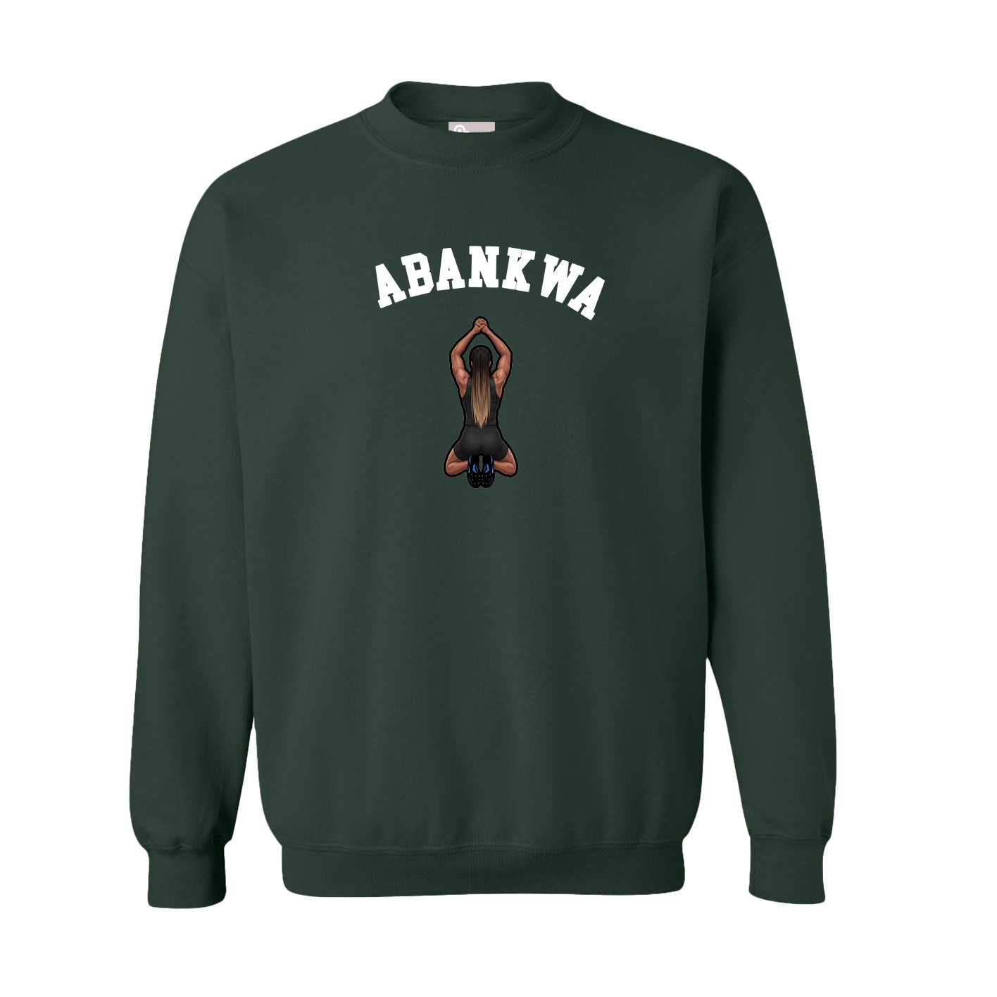 Fleece Crew — Shirsey Arch in Green