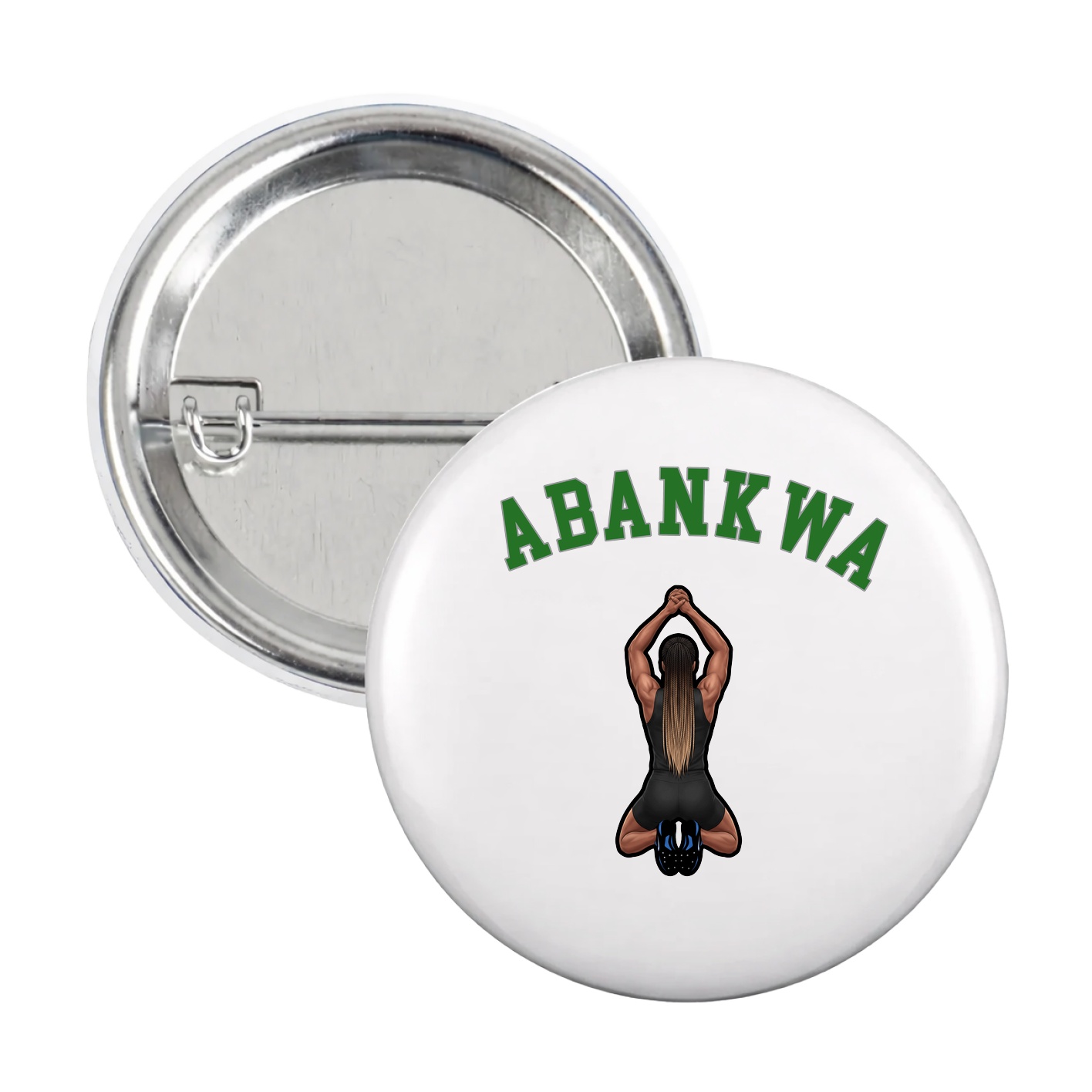 Game Day Button — Shirsey Arch in White