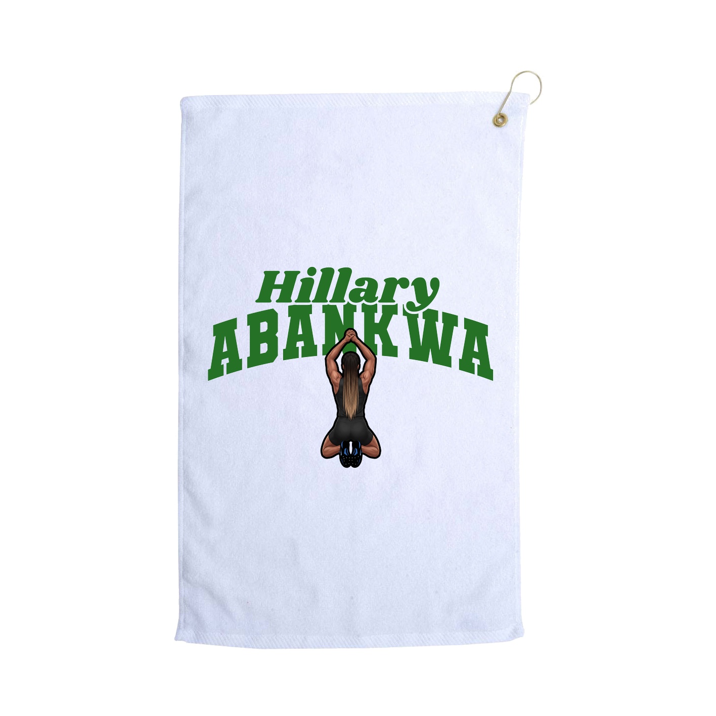 Golf Towel — Signature Arch in White