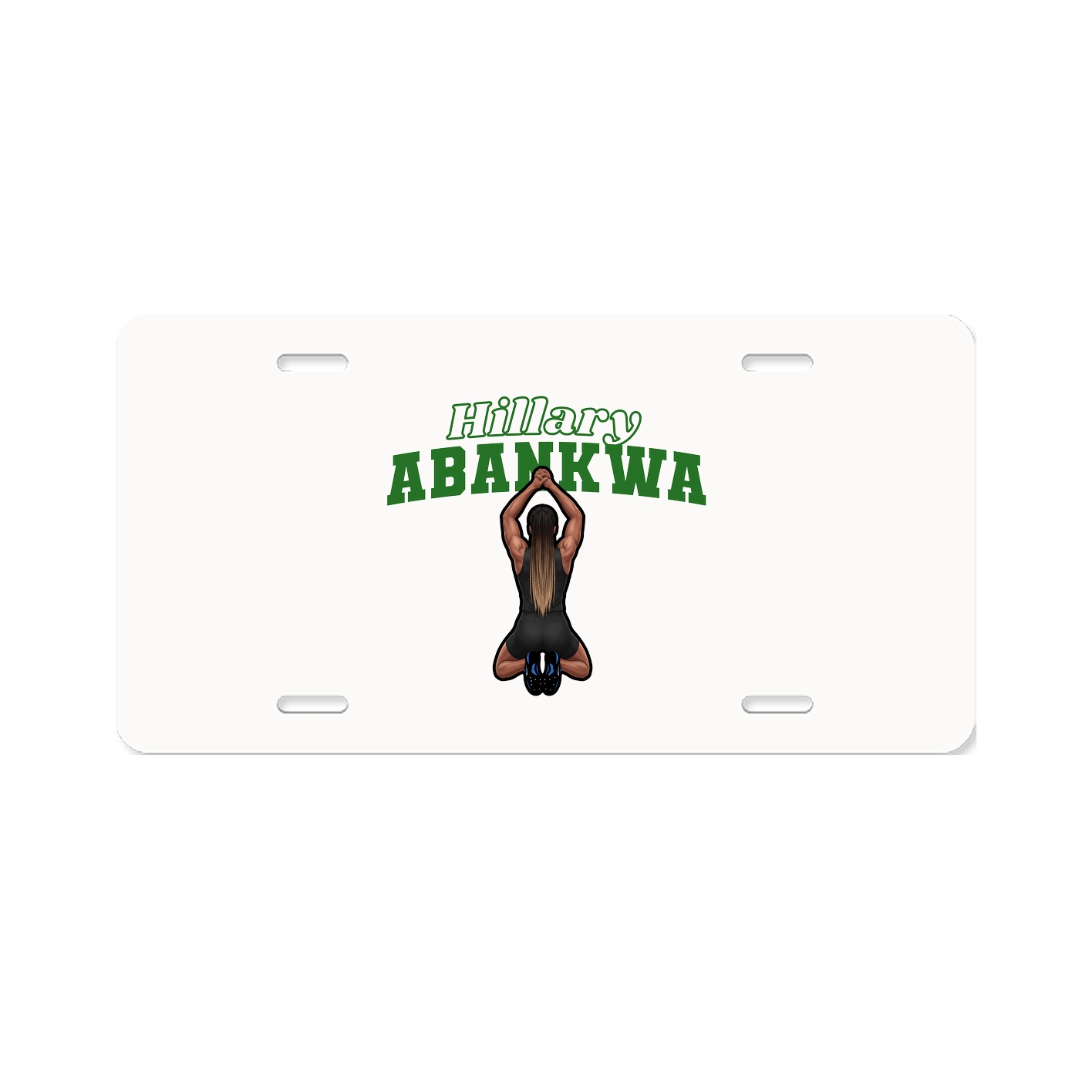 License Plate — Name Arch in Classic