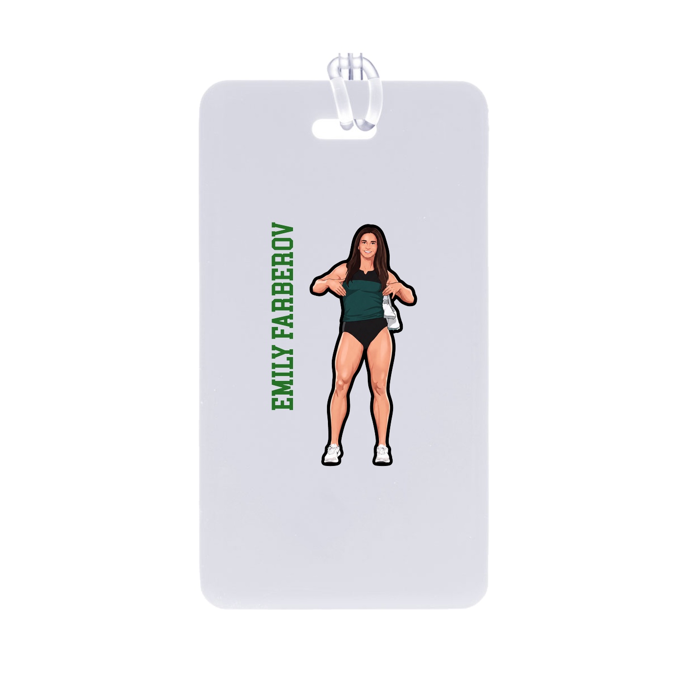 Bag Tag — Name Vertical in Classic