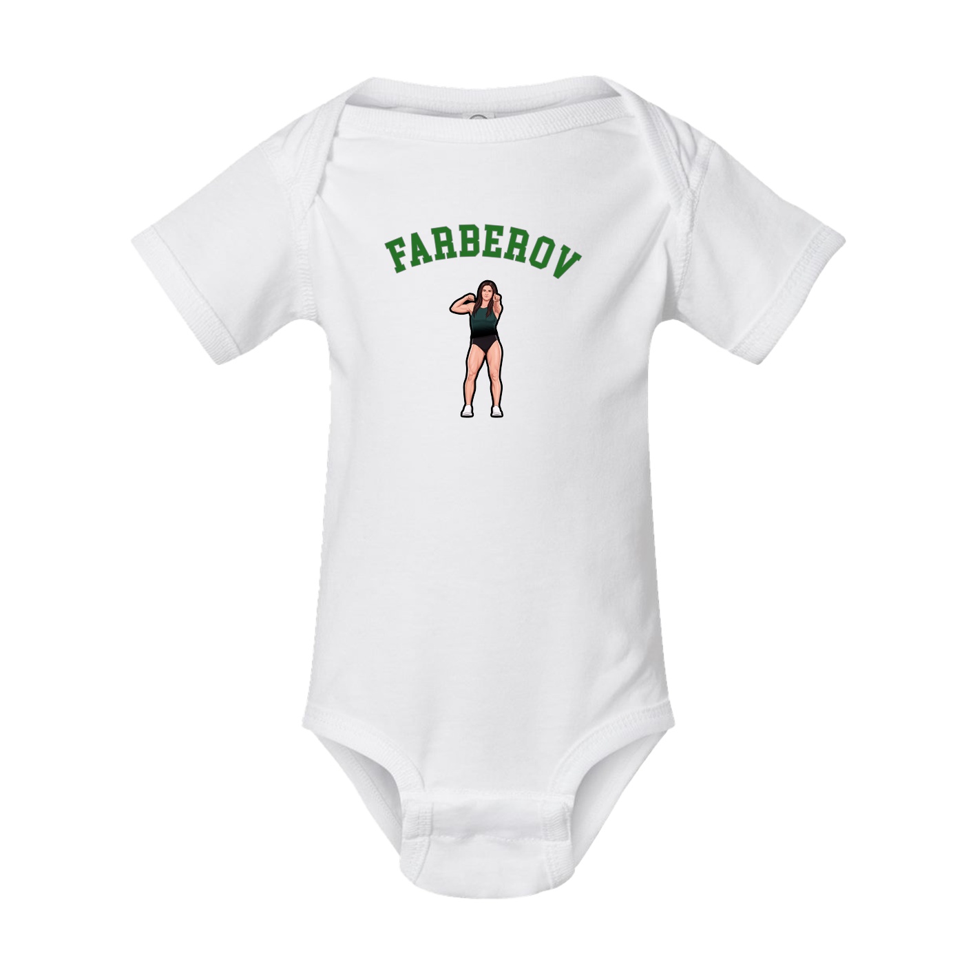 Baby Onesie — Shirsey Arch in White