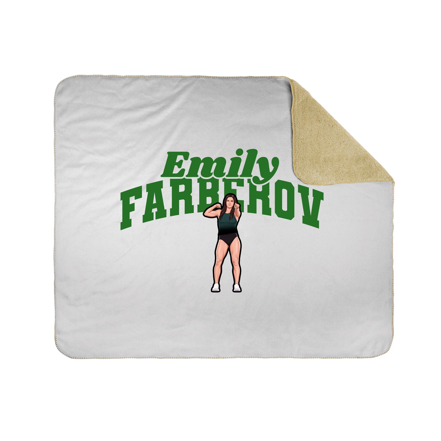 Throw Blanket — Signature Arch in White
