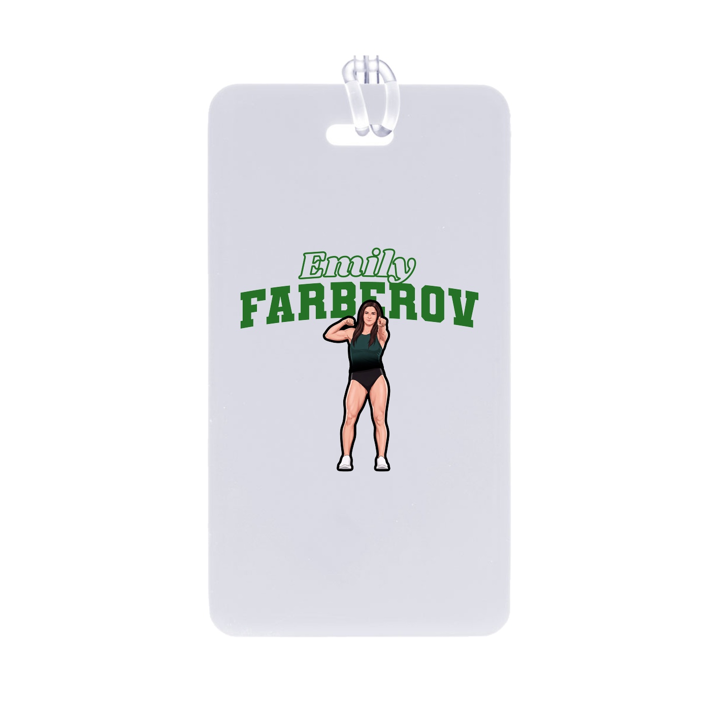 Bag Tag — Name Arch in Classic