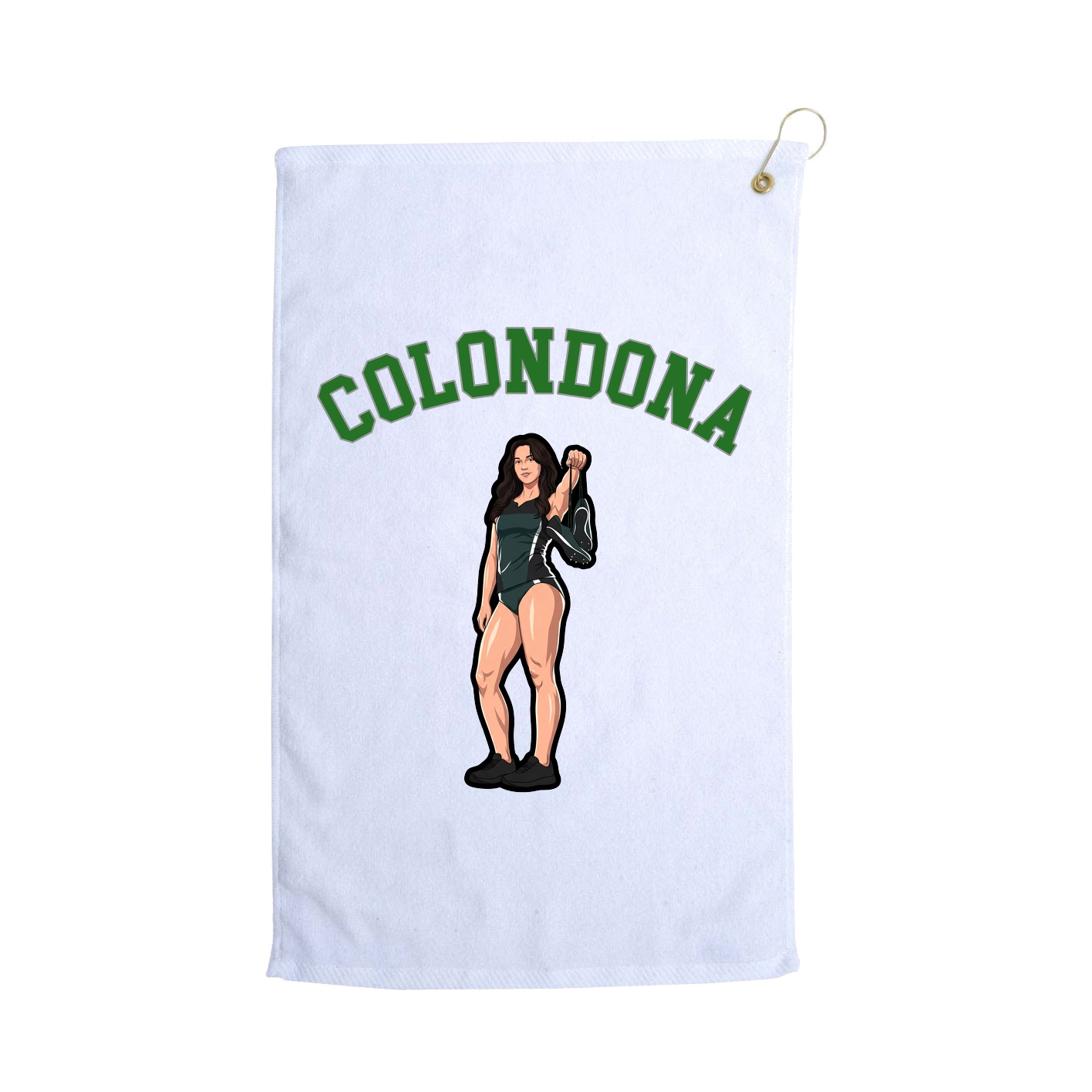 Golf Towel — Shirsey Arch in White