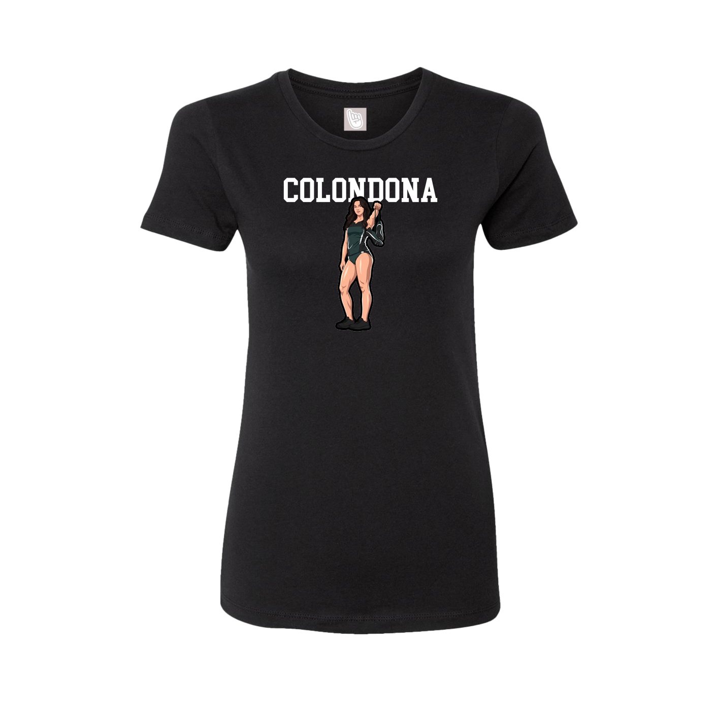 Fitted Women's Tee — Shirsey in Black