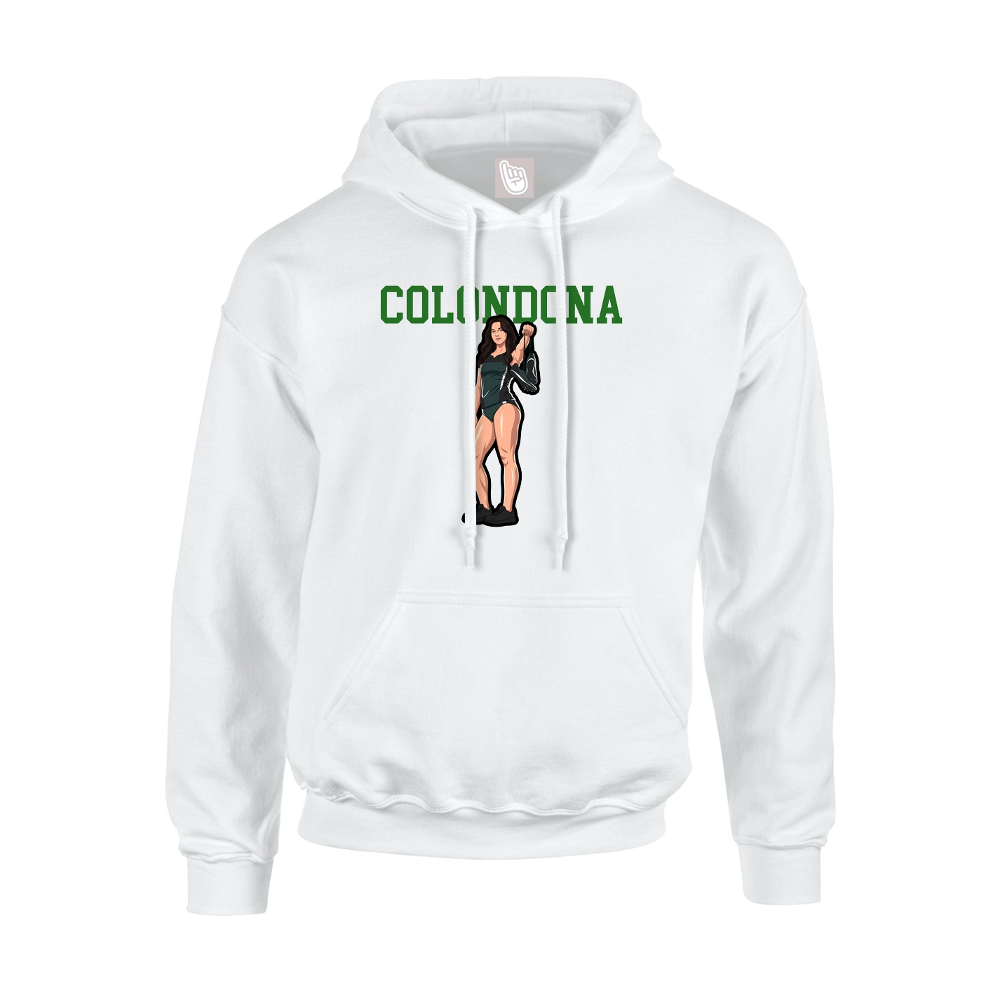 Hoodie — Shirsey in White