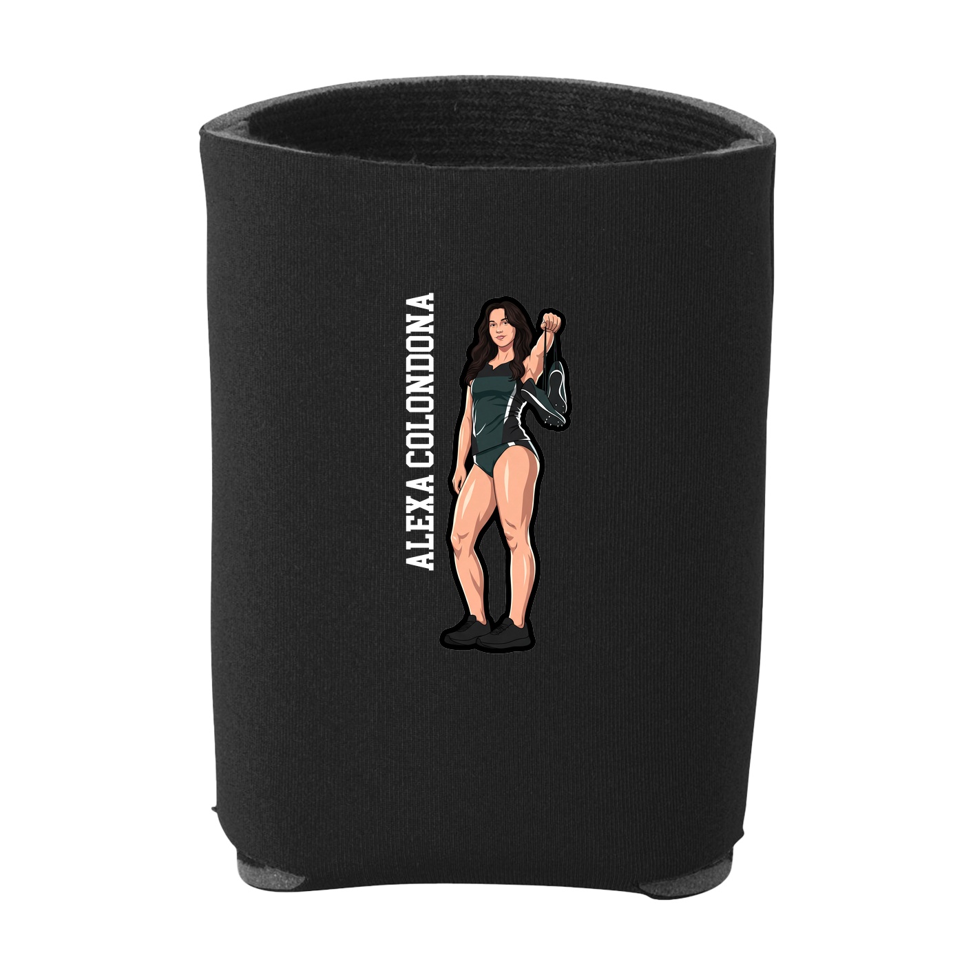 Can Holder — Name Vertical in Black