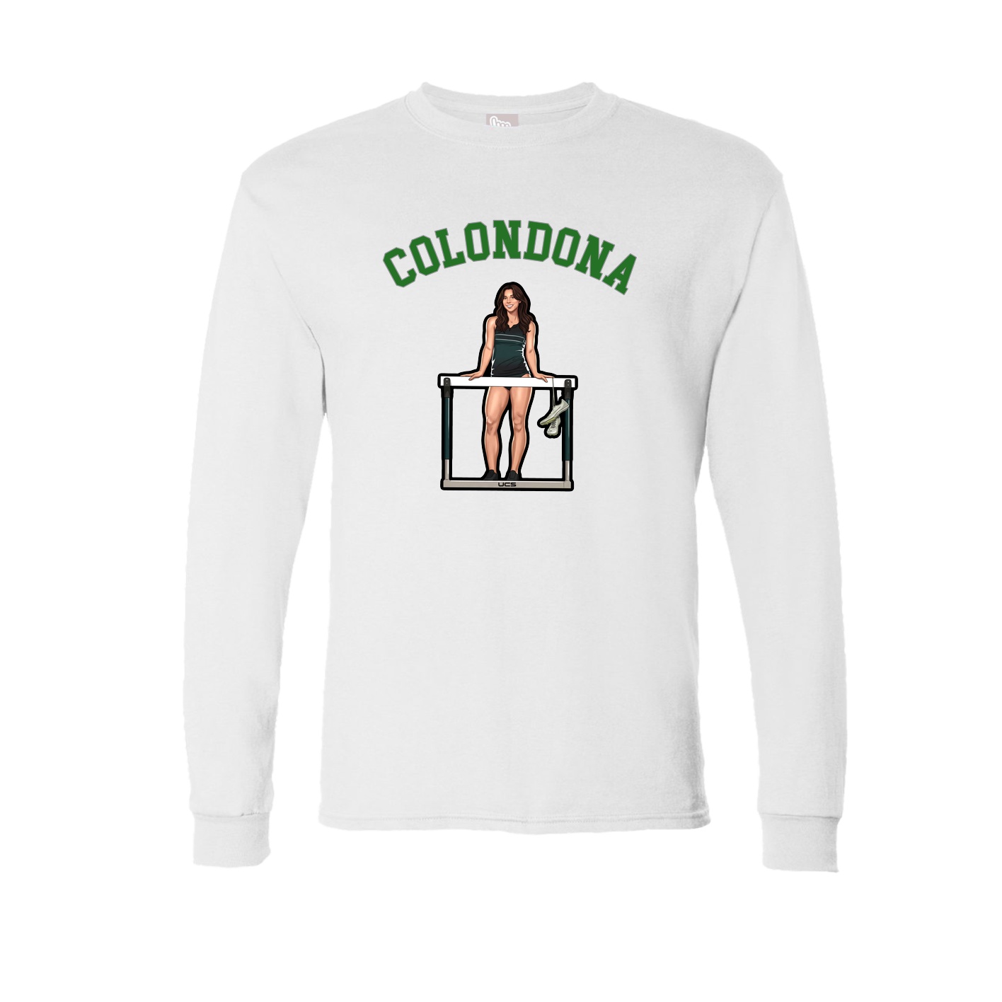 Long Sleeve Tee — Shirsey Arch in White