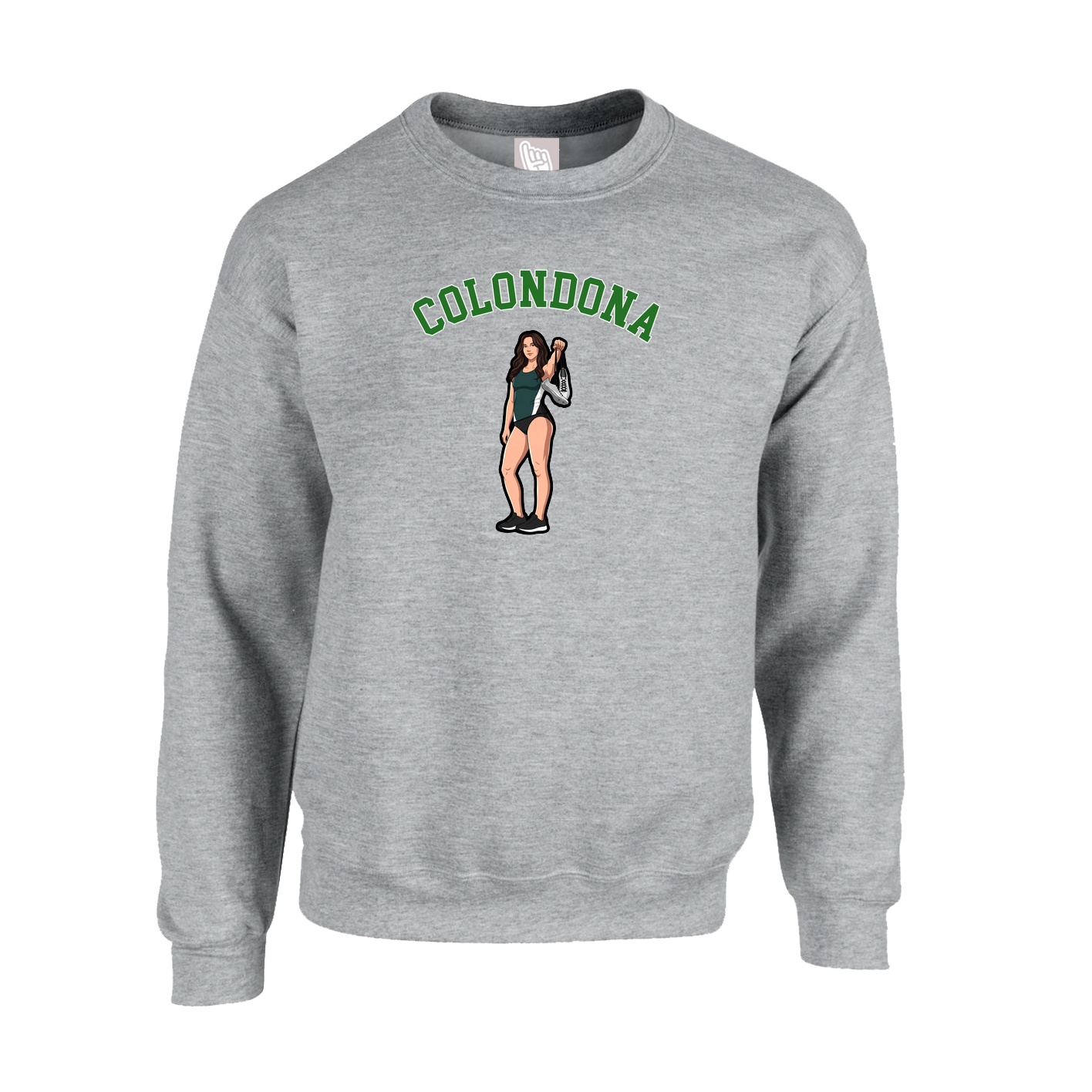 Fleece Crew — Shirsey Arch in Grey