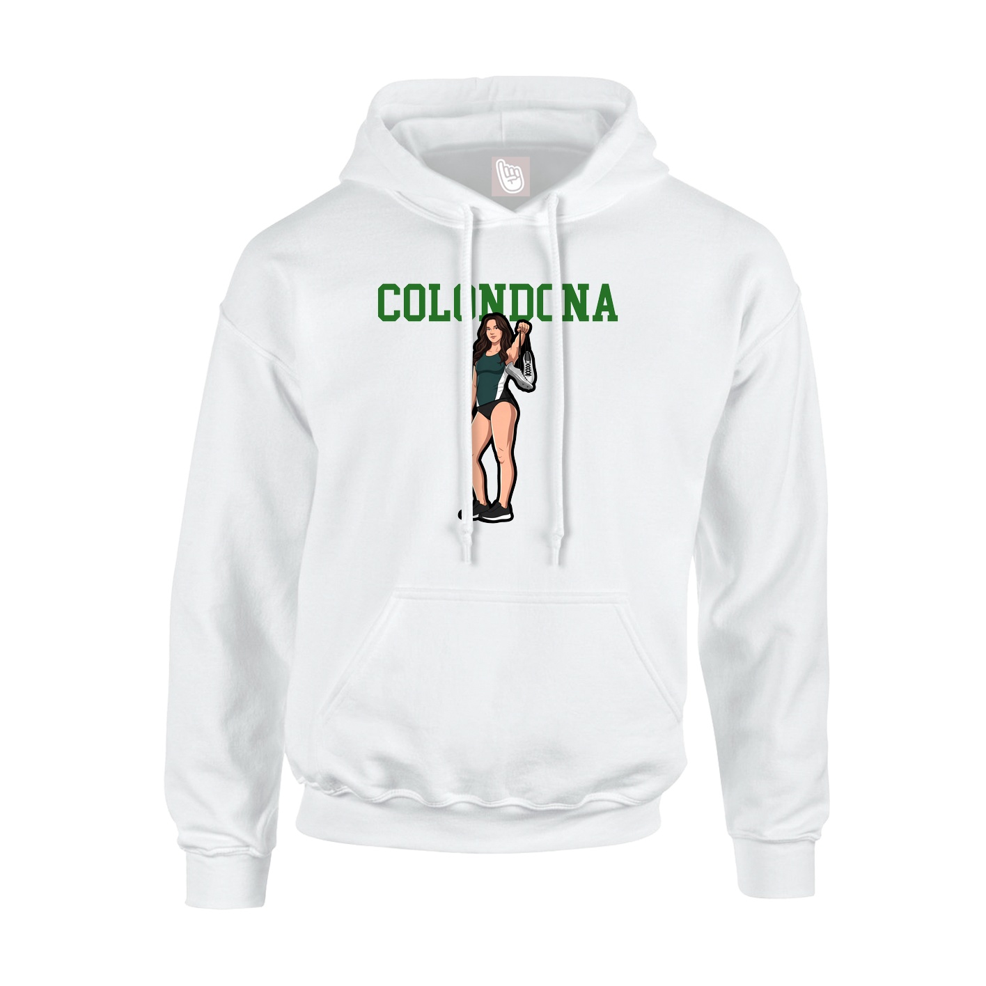 Hoodie — Shirsey in White