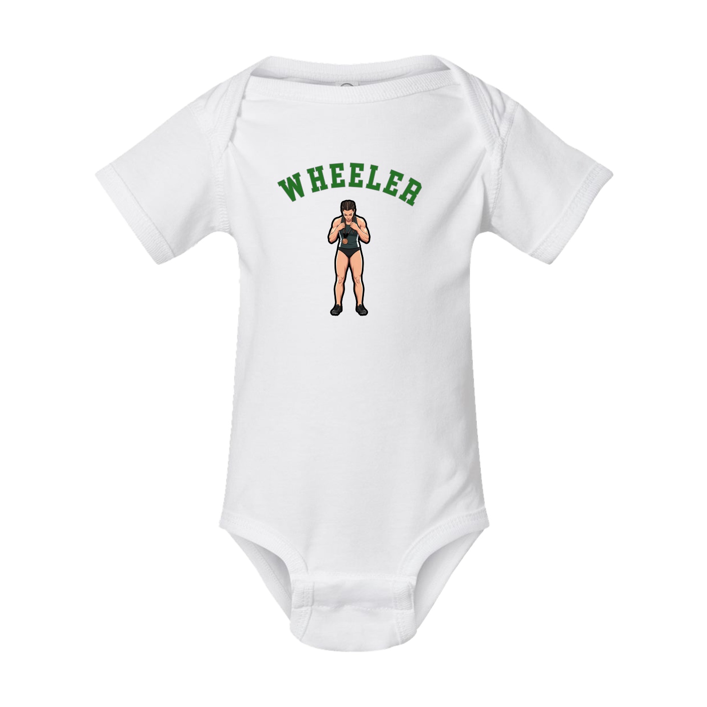 Baby Onesie — Shirsey Arch in White