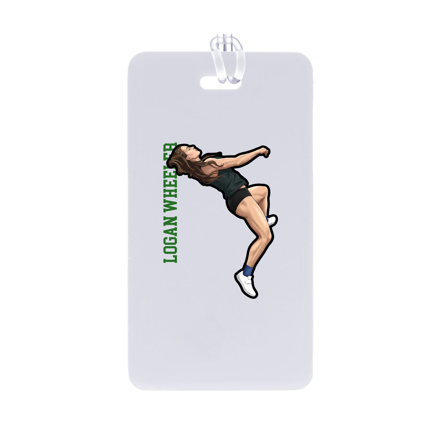 Bag Tag — Name Vertical in Classic