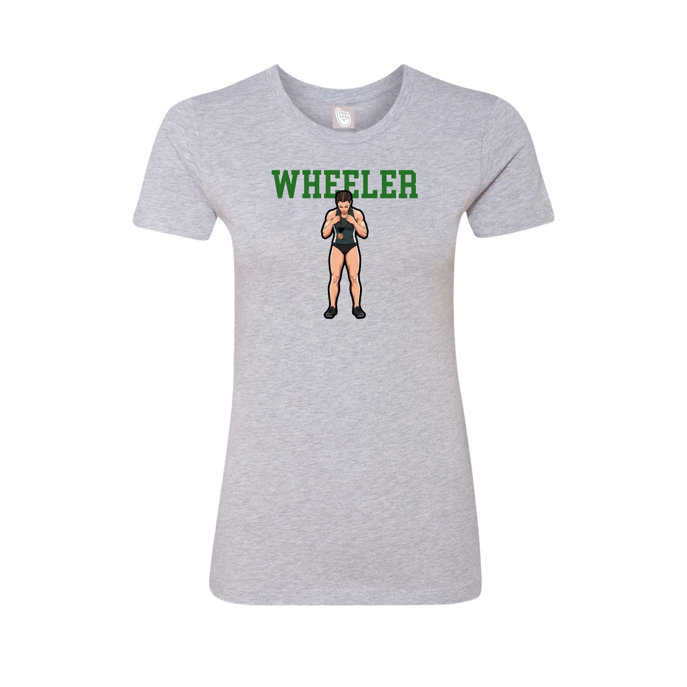 Fitted Women's Tee — Shirsey in Grey