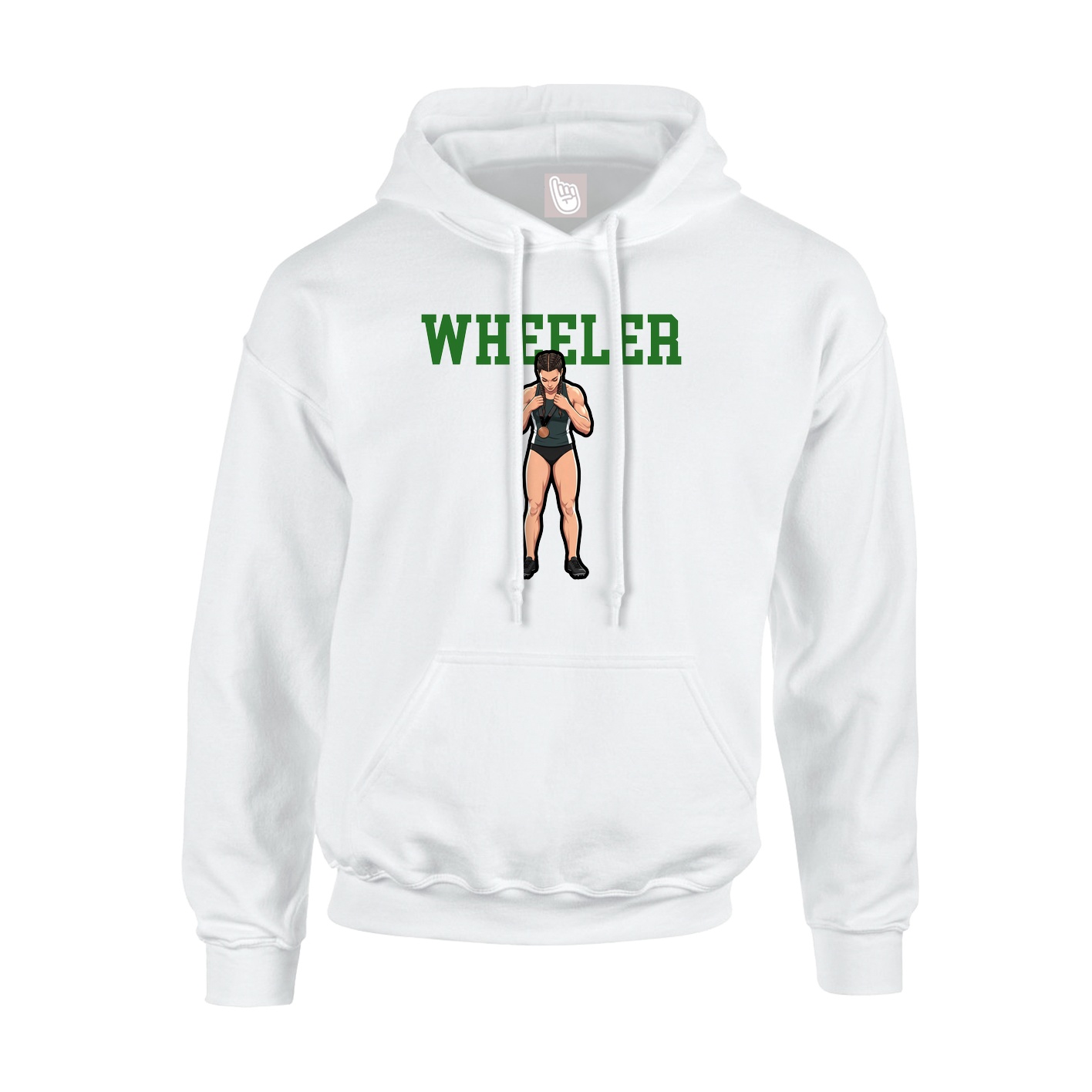 Hoodie — Shirsey in White