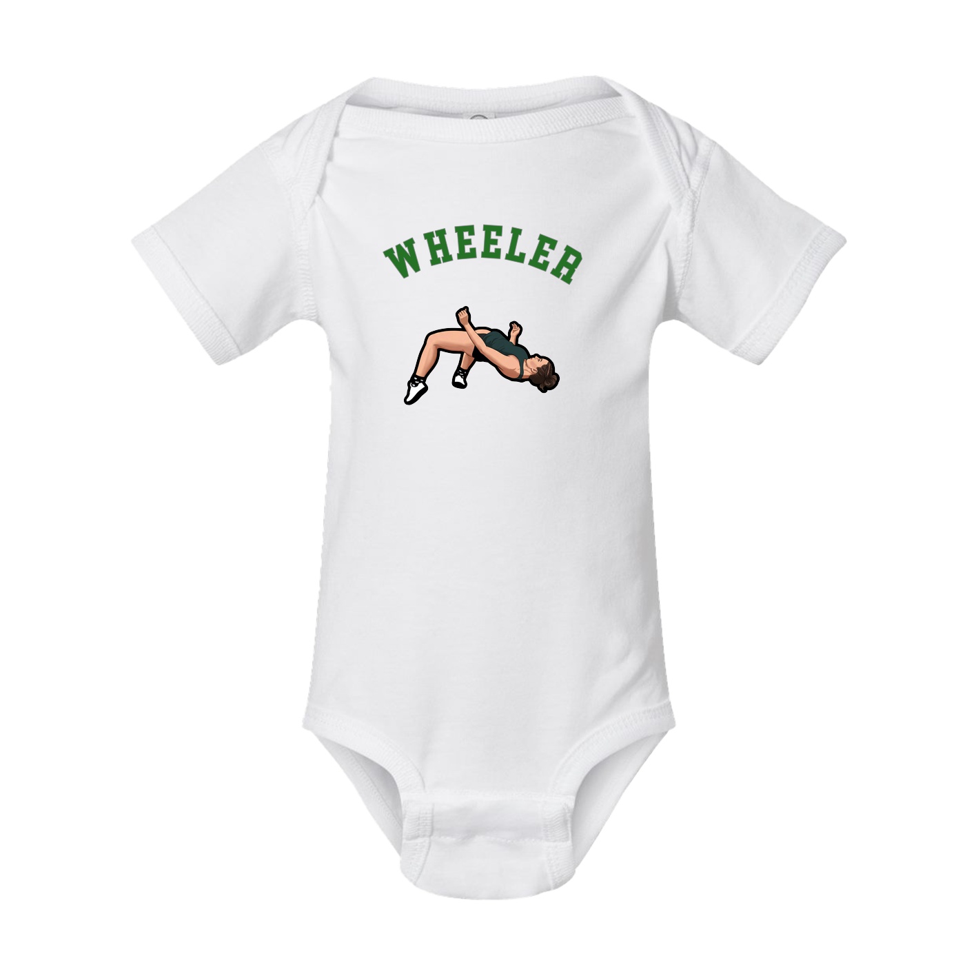 Baby Onesie — Shirsey Arch in White