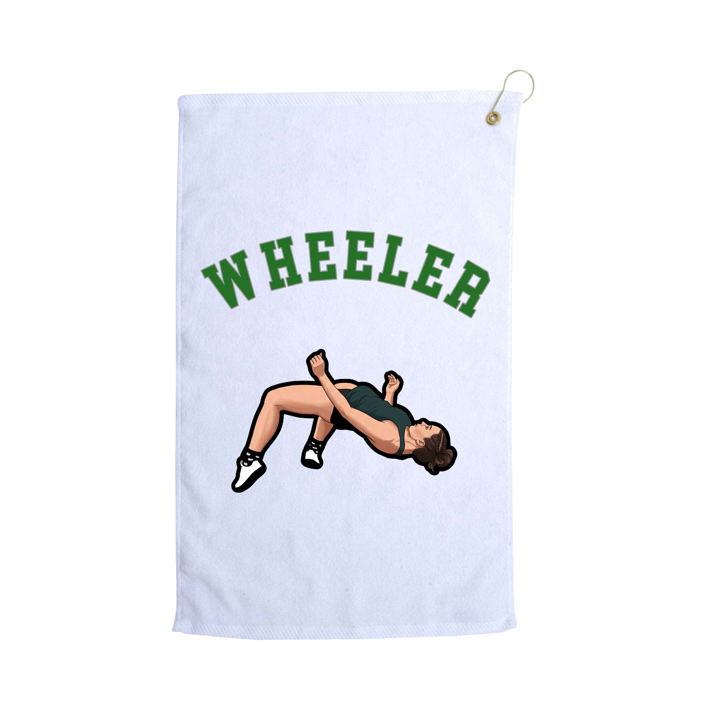 Golf Towel — Shirsey Arch in White