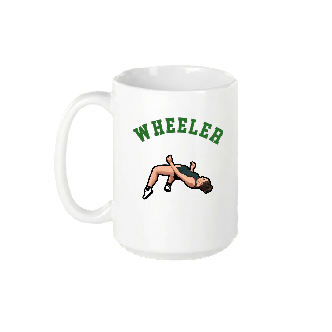 15oz Coffee Mug — Shirsey Arch in White