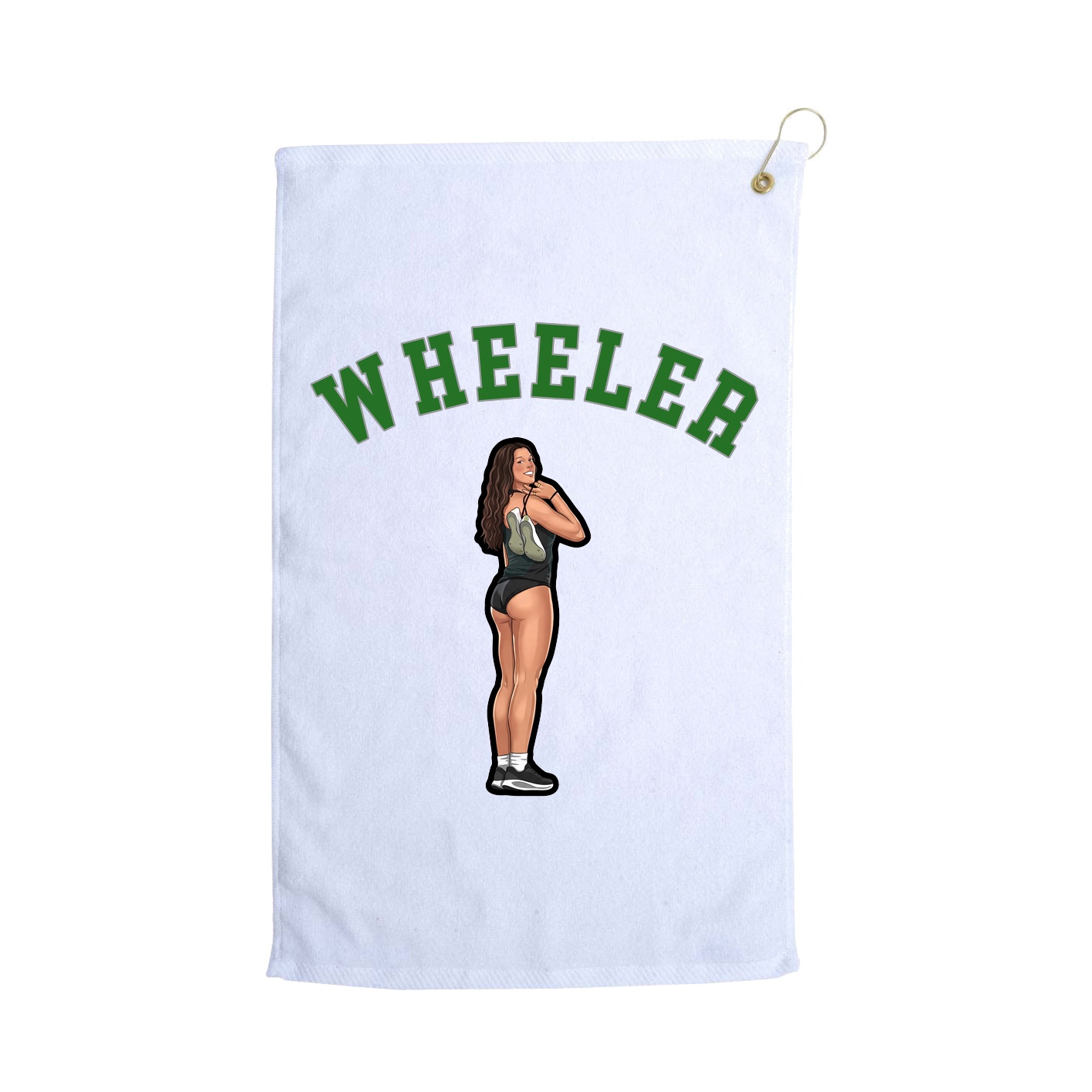 Golf Towel — Shirsey Arch in White
