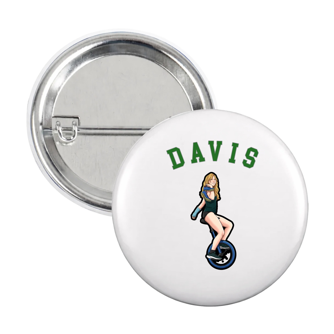 Game Day Button — Shirsey Arch in White
