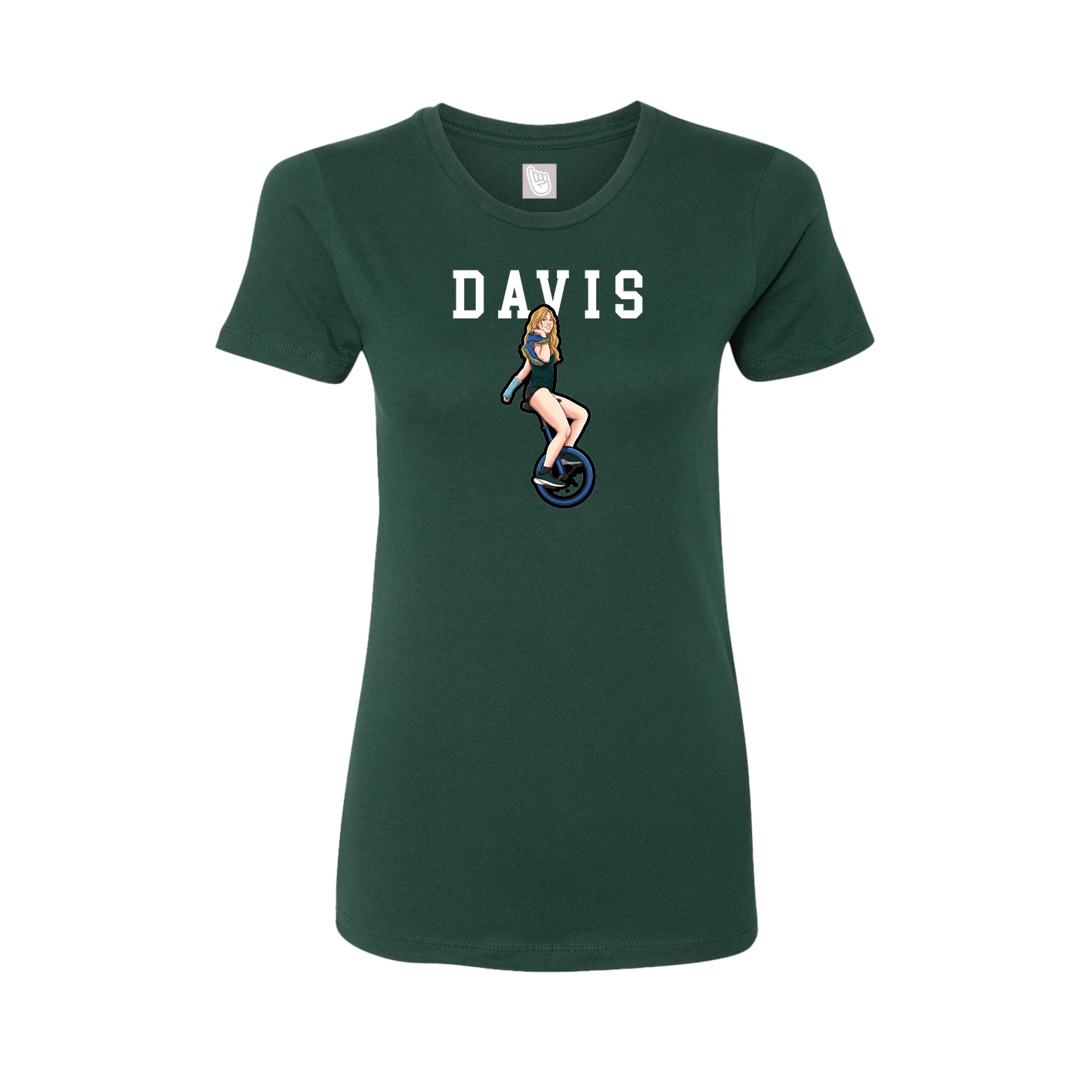 Fitted Women's Tee — Shirsey in Green
