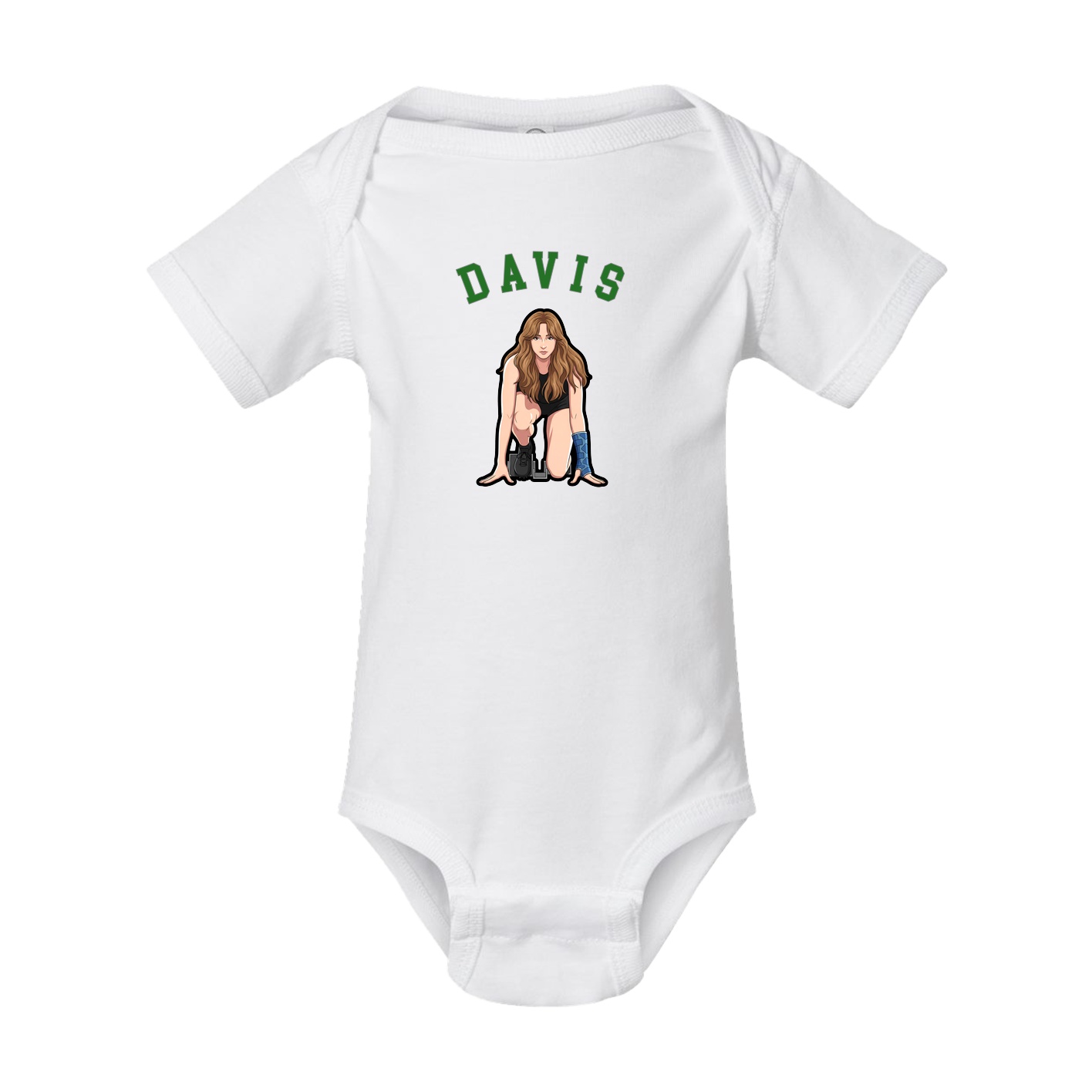 Baby Onesie — Shirsey Arch in White