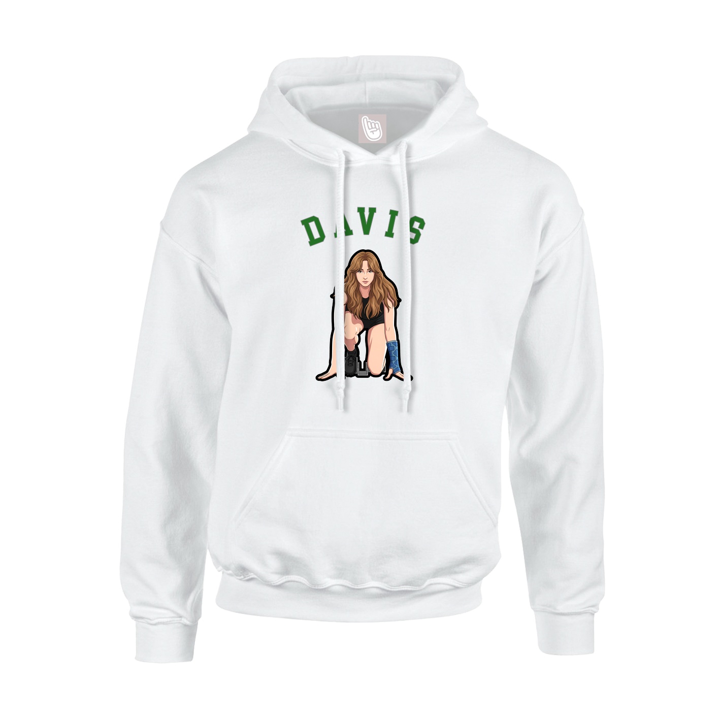 Hoodie — Shirsey Arch in White