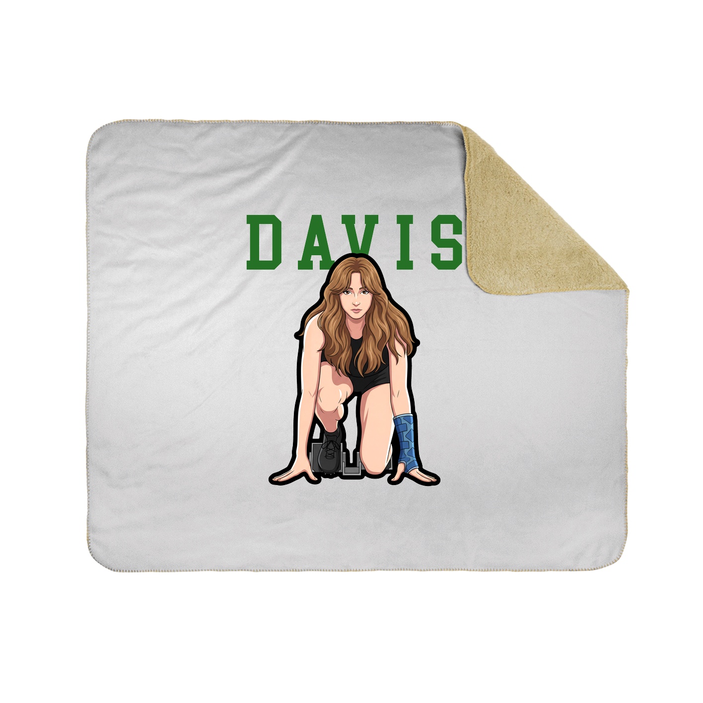 Throw Blanket — Shirsey in White