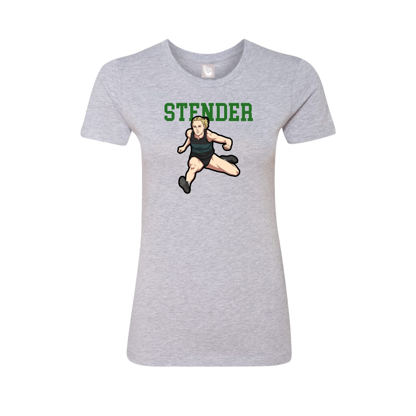 Fitted Women's Tee — Shirsey in Grey