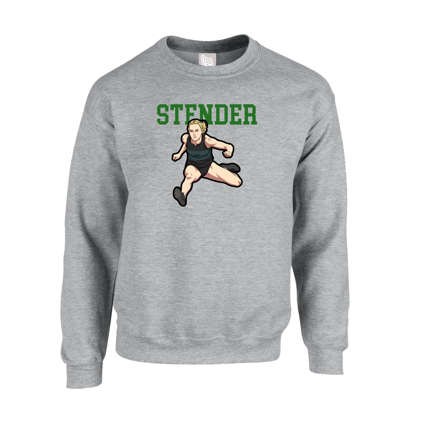 Fleece Crew — Shirsey in Grey
