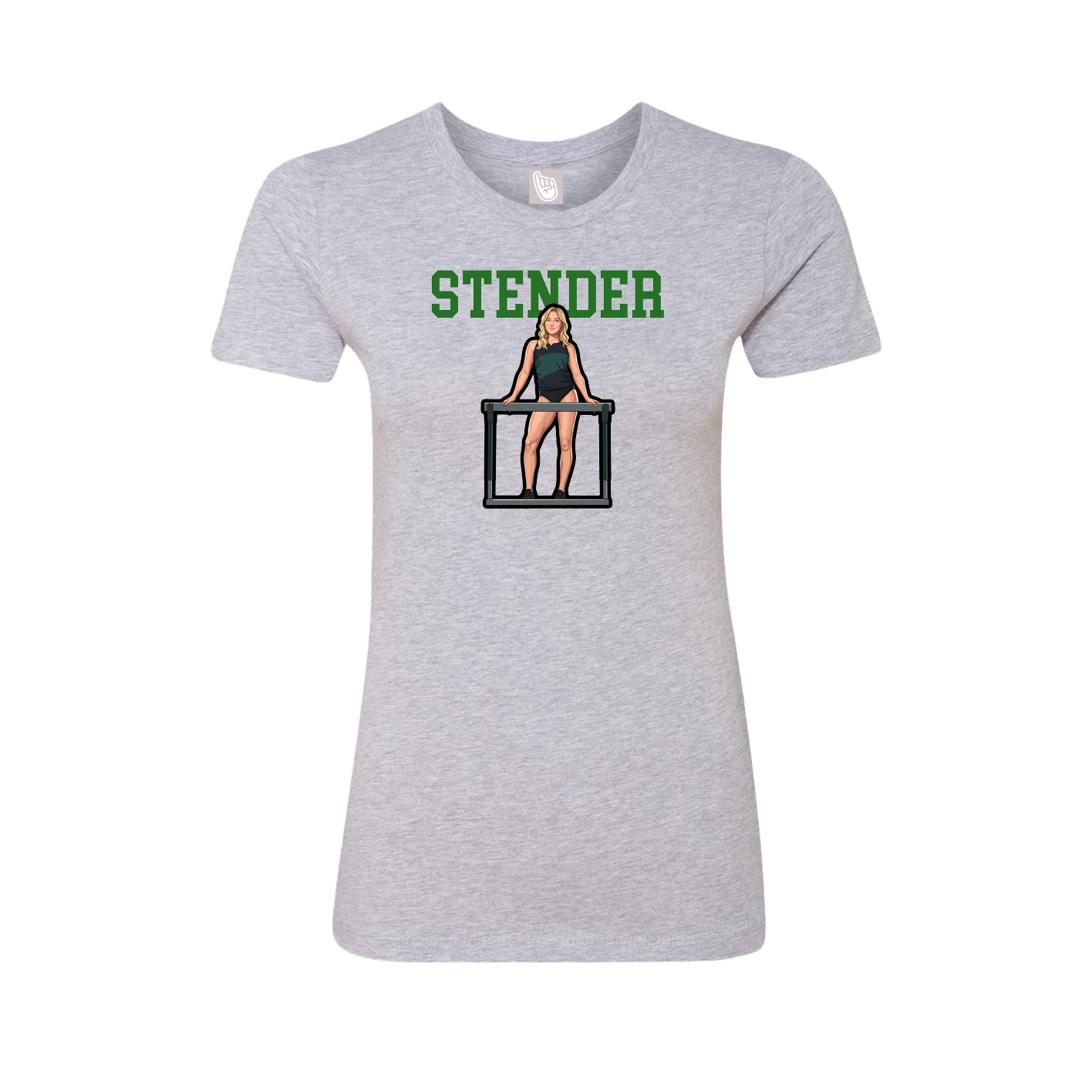 Fitted Women's Tee — Shirsey in Grey
