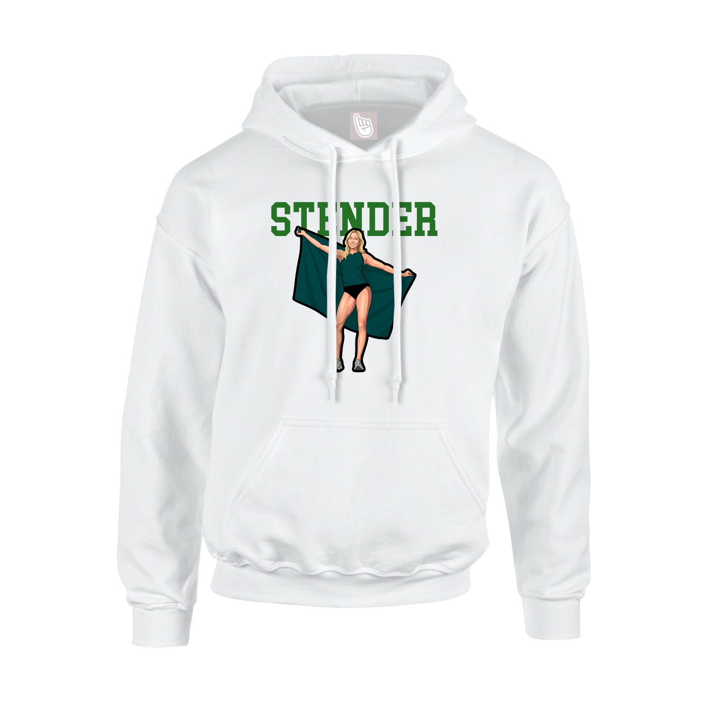 Hoodie — Shirsey in White
