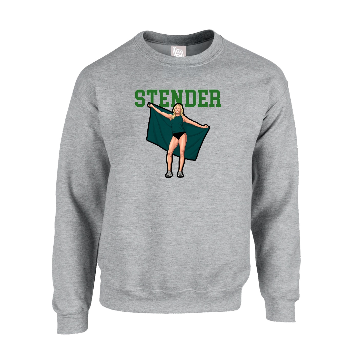 Fleece Crew — Shirsey in Grey