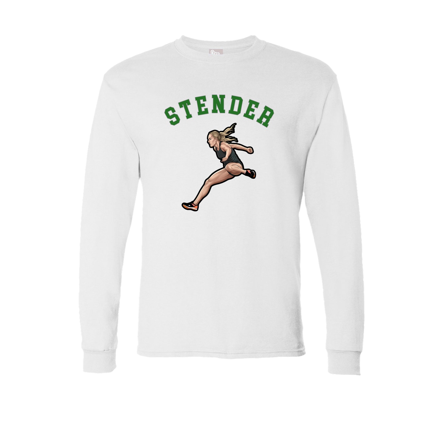 Long Sleeve Tee — Shirsey Arch in White
