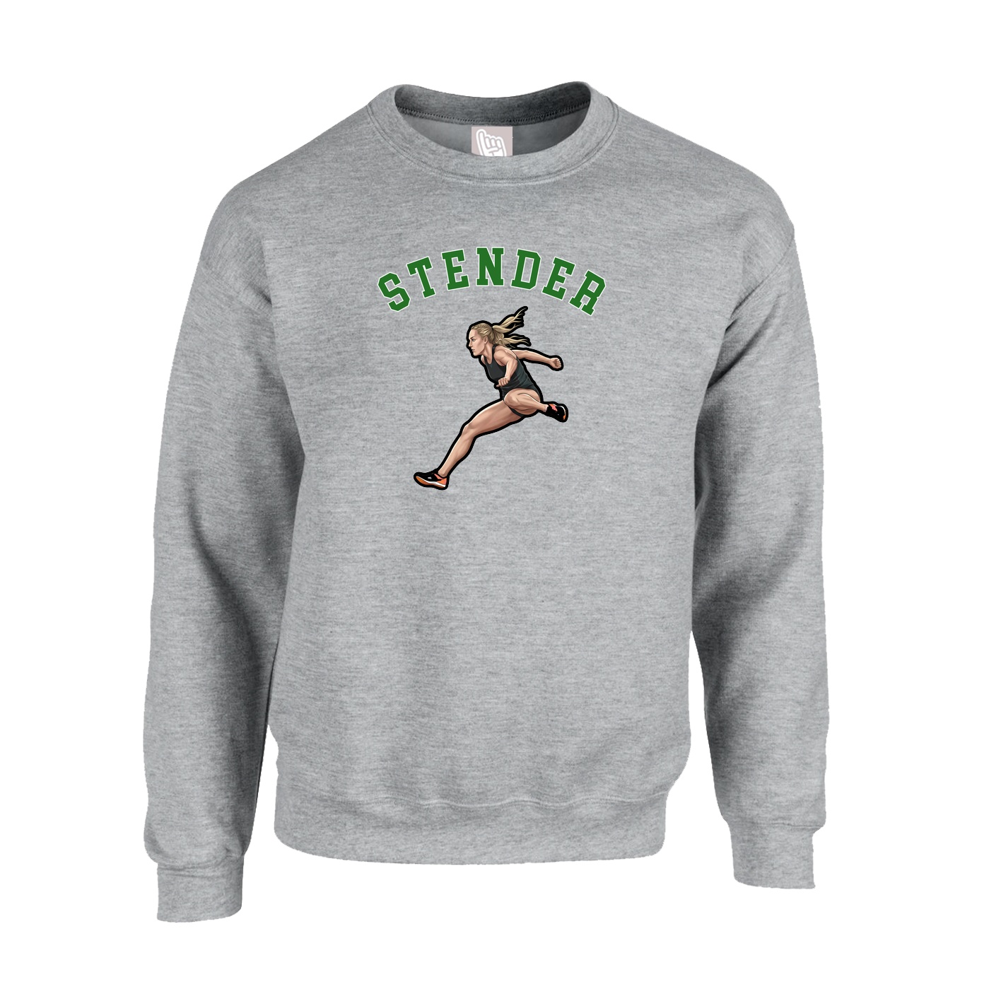 Fleece Crew — Shirsey Arch in Grey