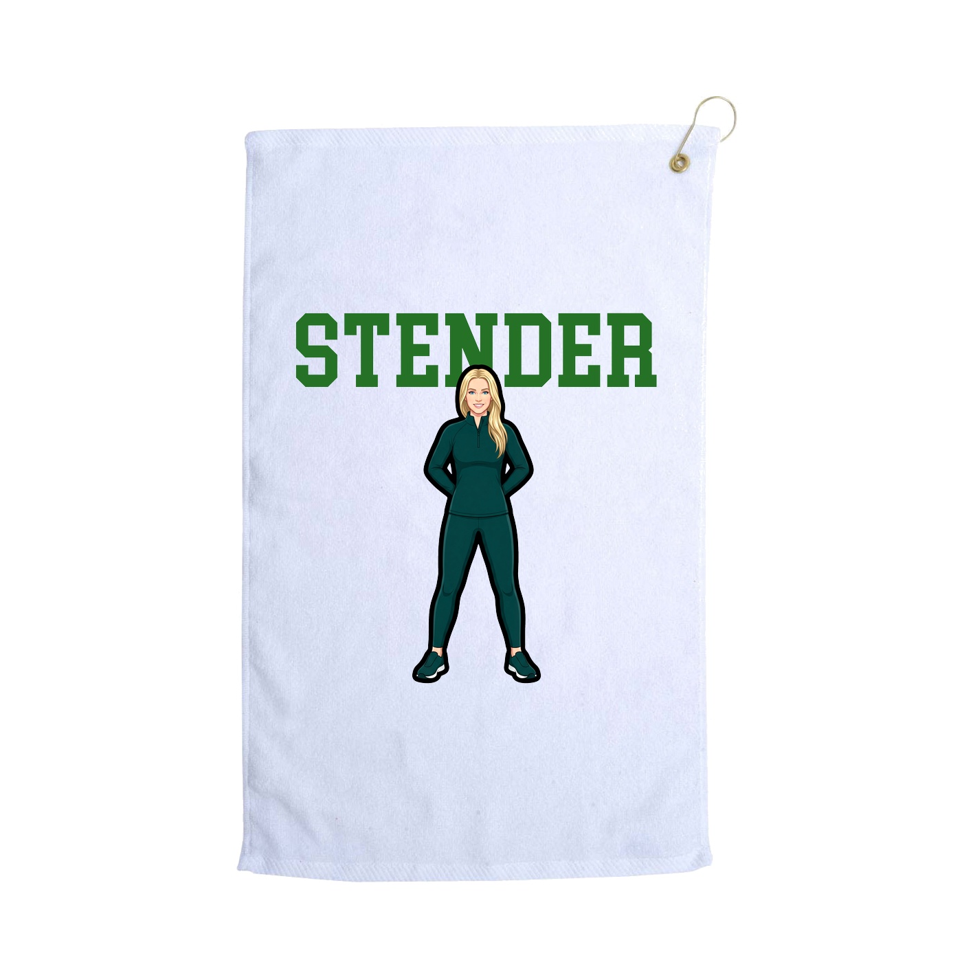 Golf Towel — Shirsey in White