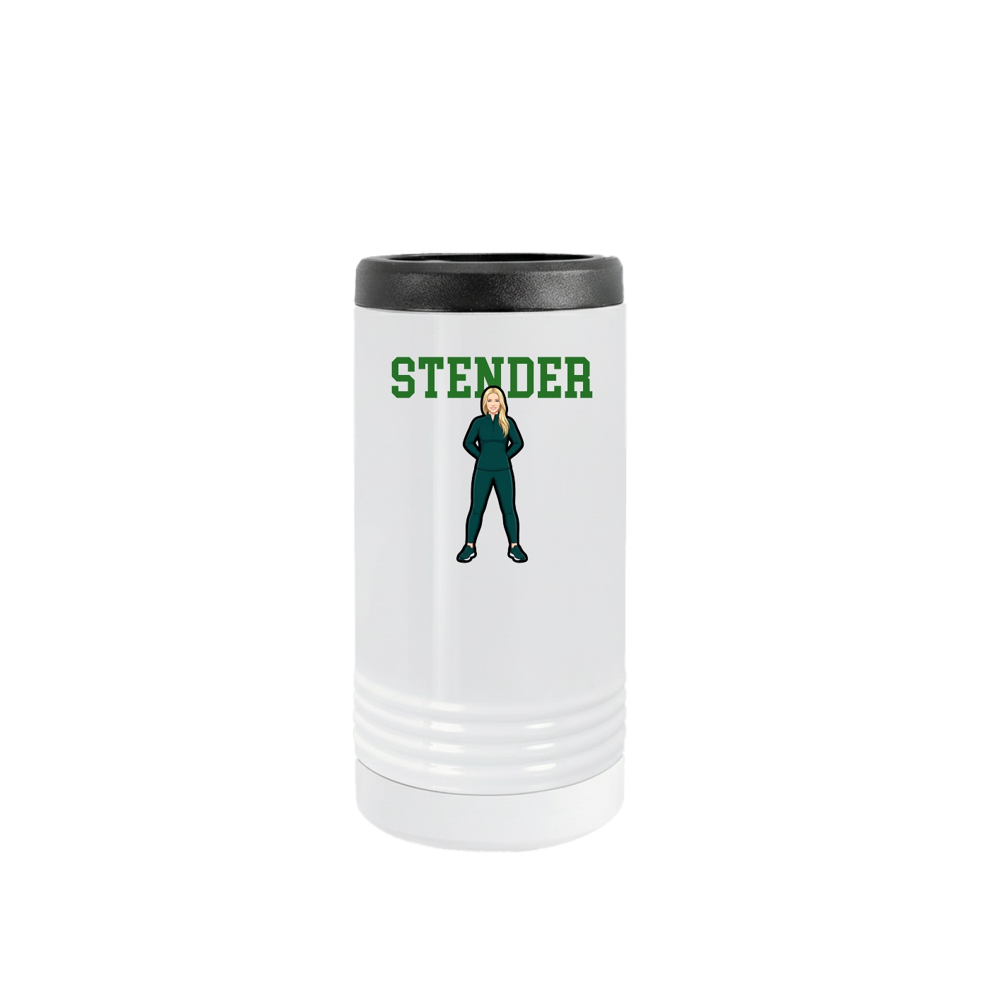 Slim Beverage Holder — Shirsey in White