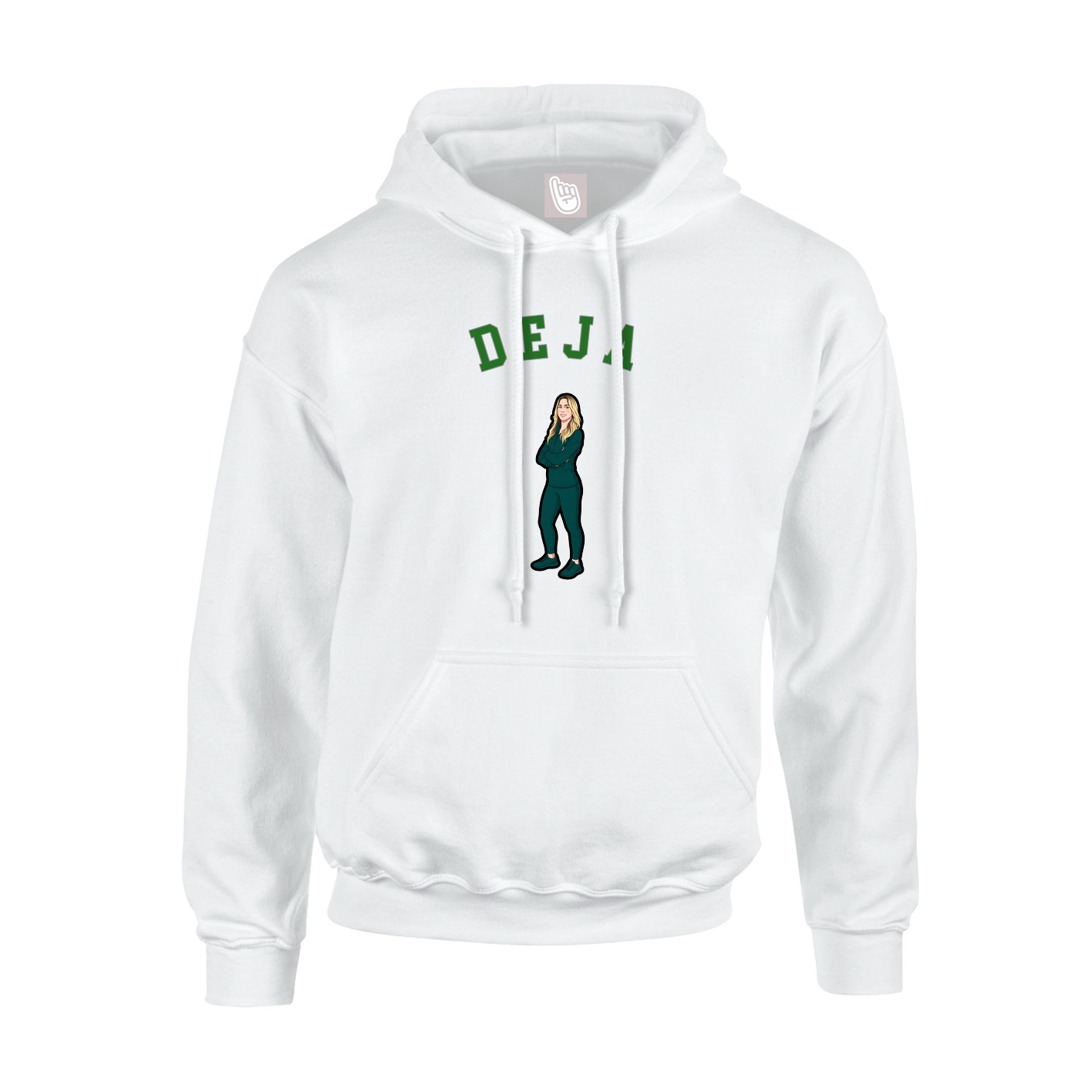 Hoodie — Shirsey Arch in White