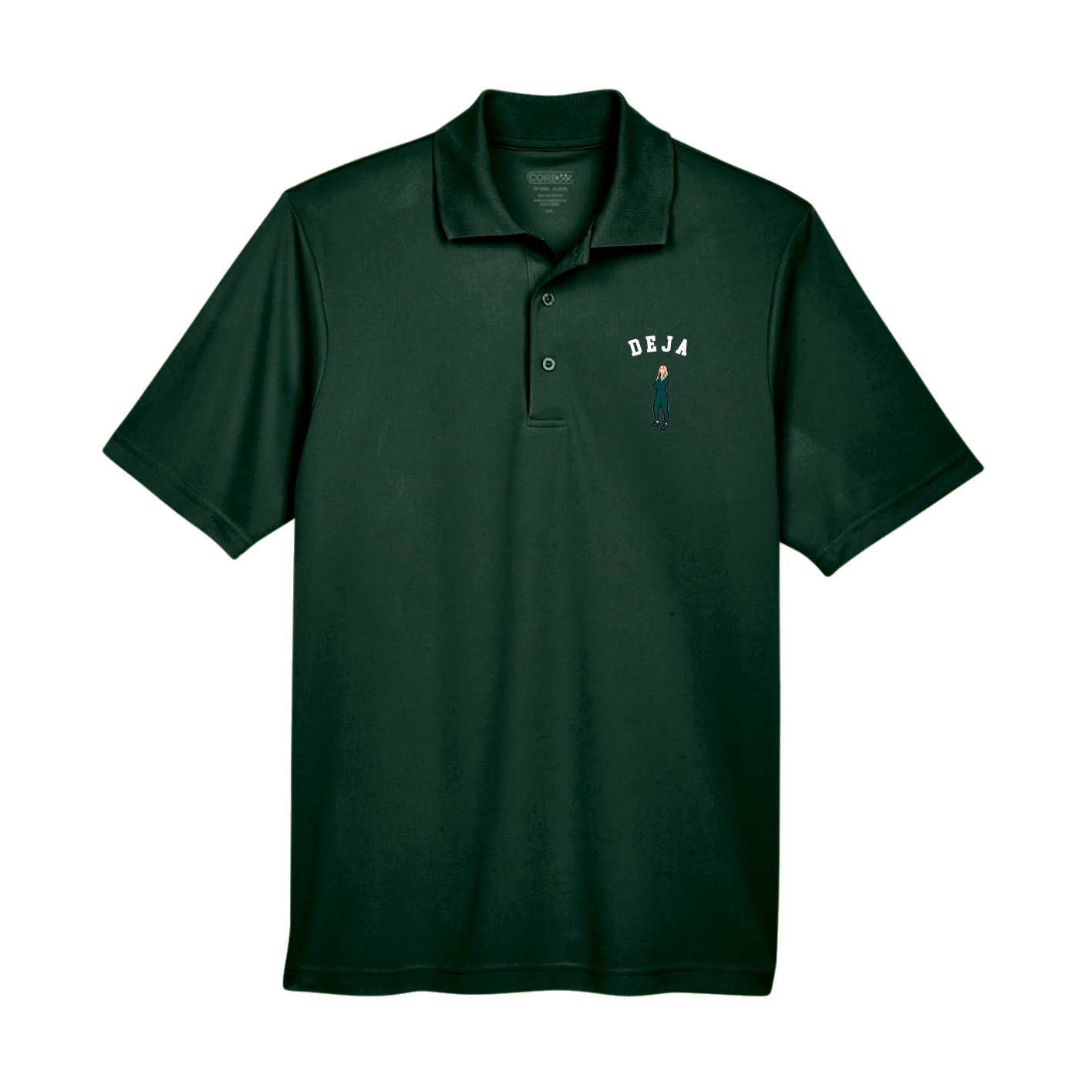 Performance Polo — Shirsey Arch in Green